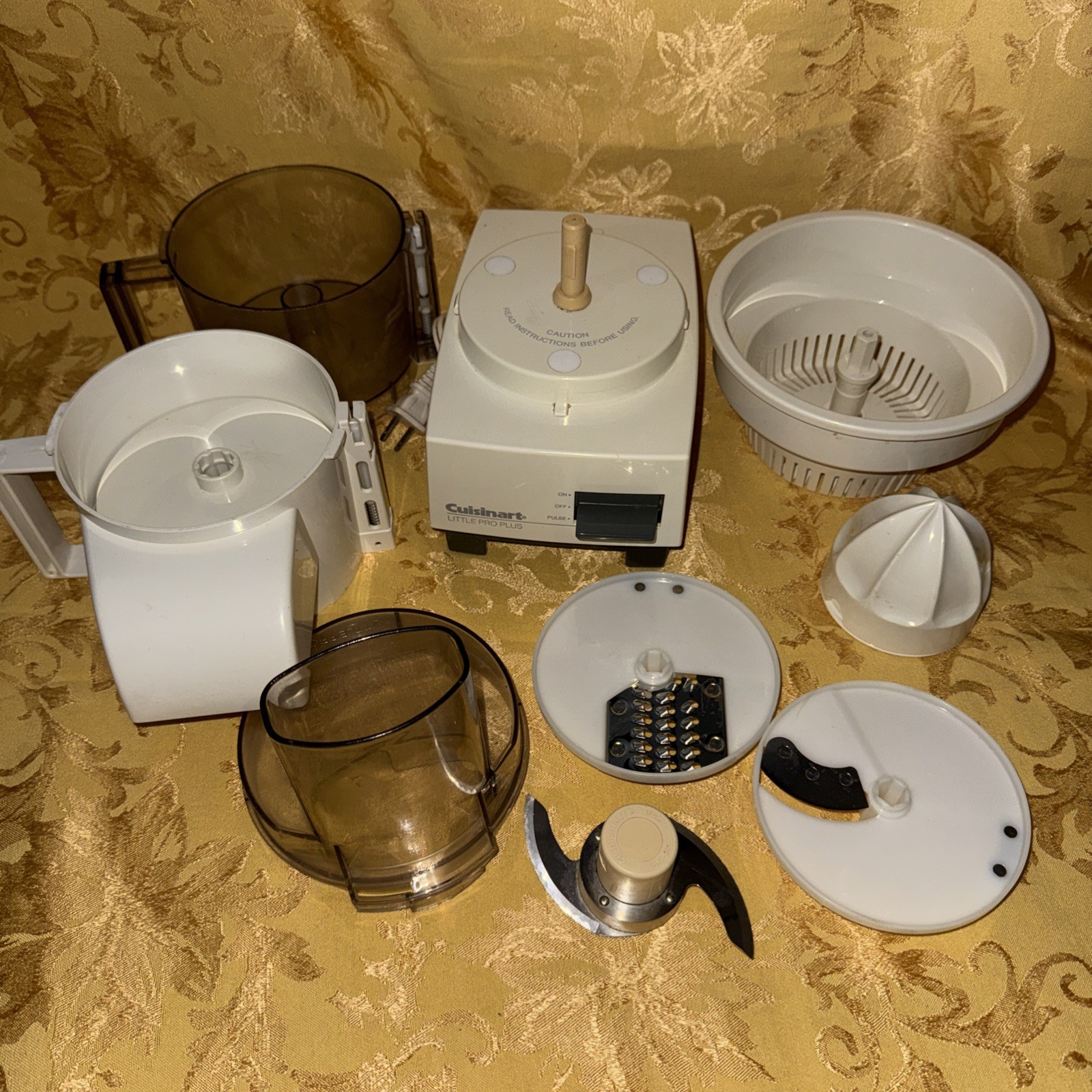 Cuisinart Little Pro Plus Food Processor Tested & Cleaned Vintage Lot