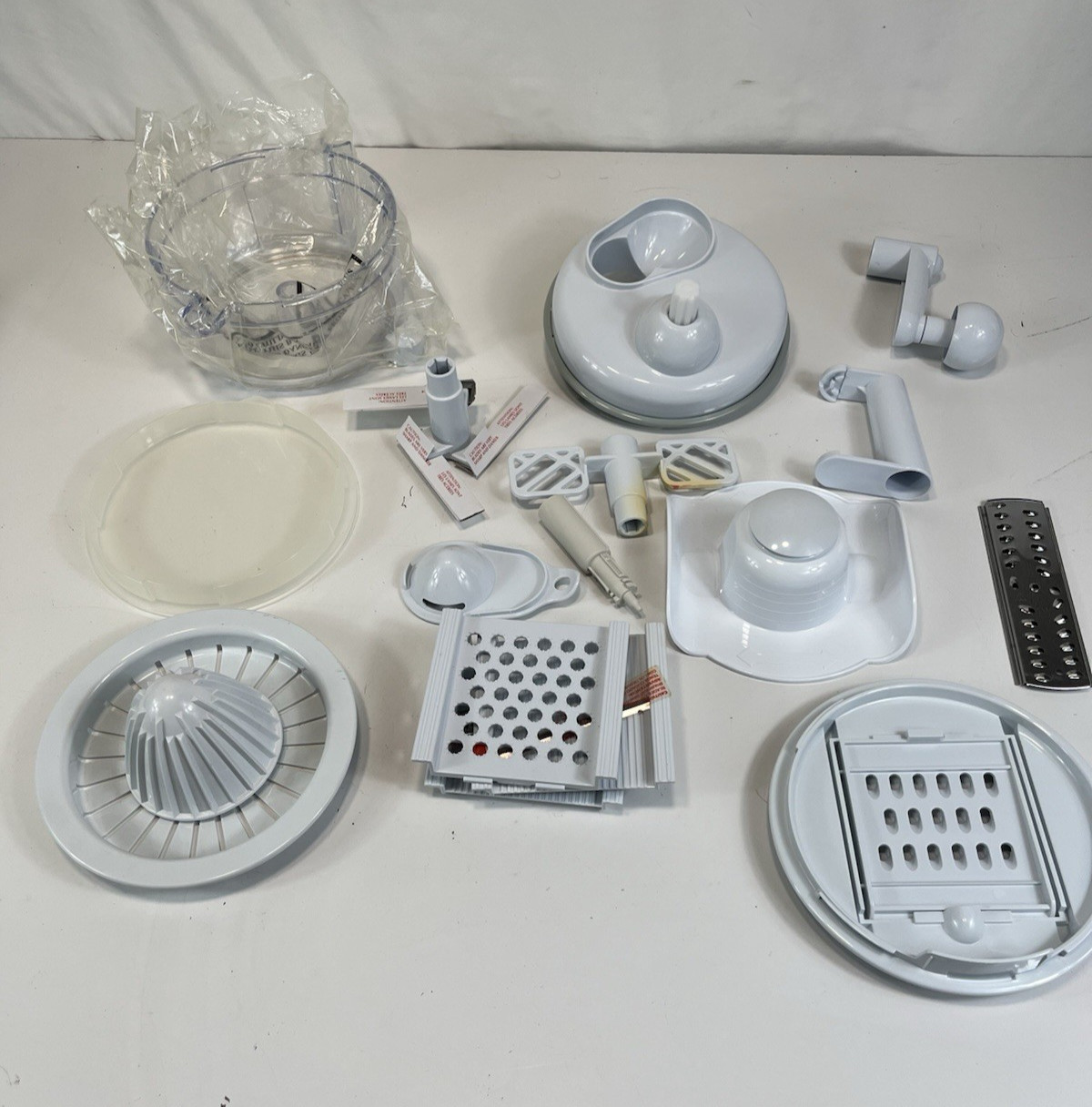 Kitchen Plus 2000 Manual Food Processor Chopper Slicer Open Box Unused Complete