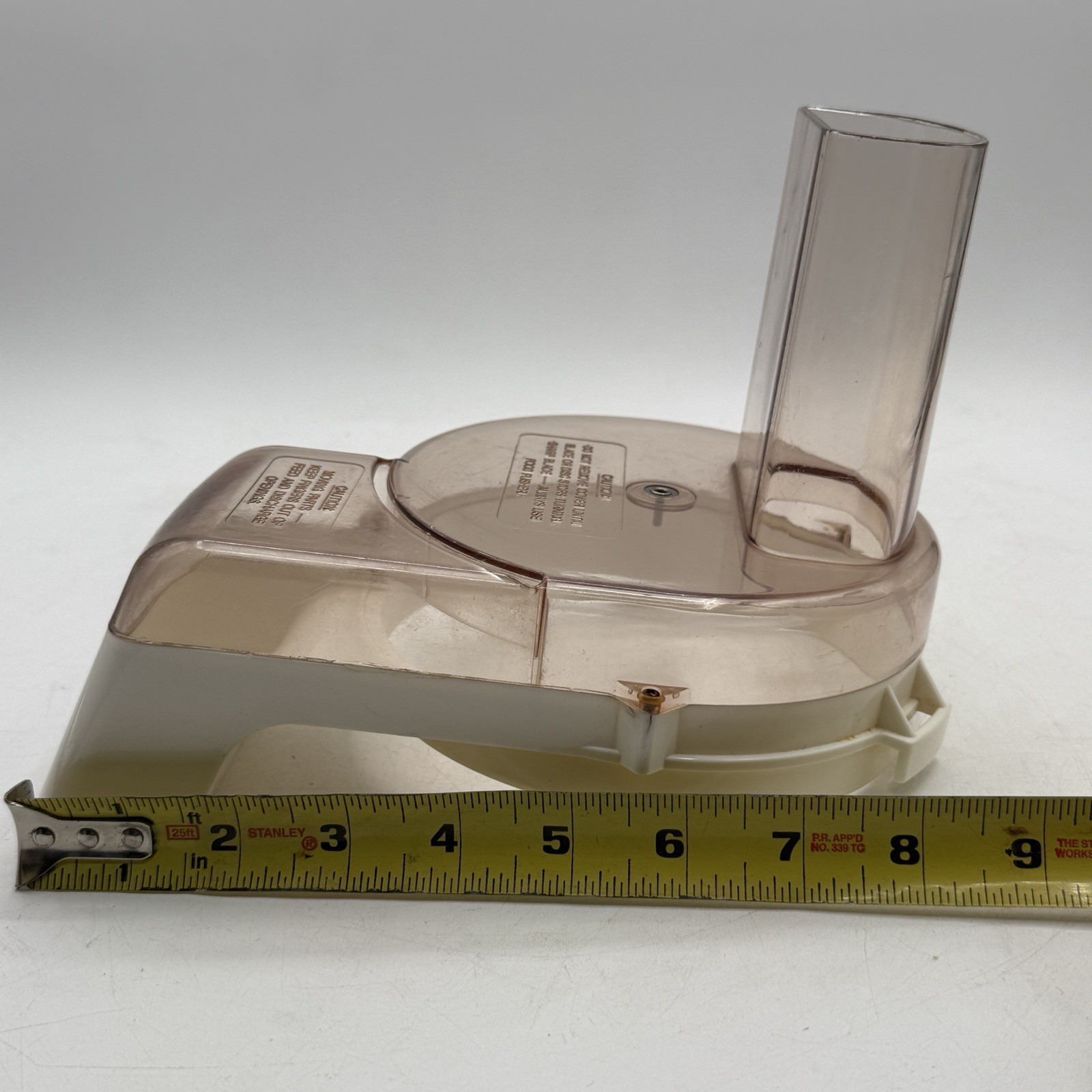 Hamilton Beach Scovill Emmie Food Processor 544 Food Chute/Lid Cover NO PUSHER