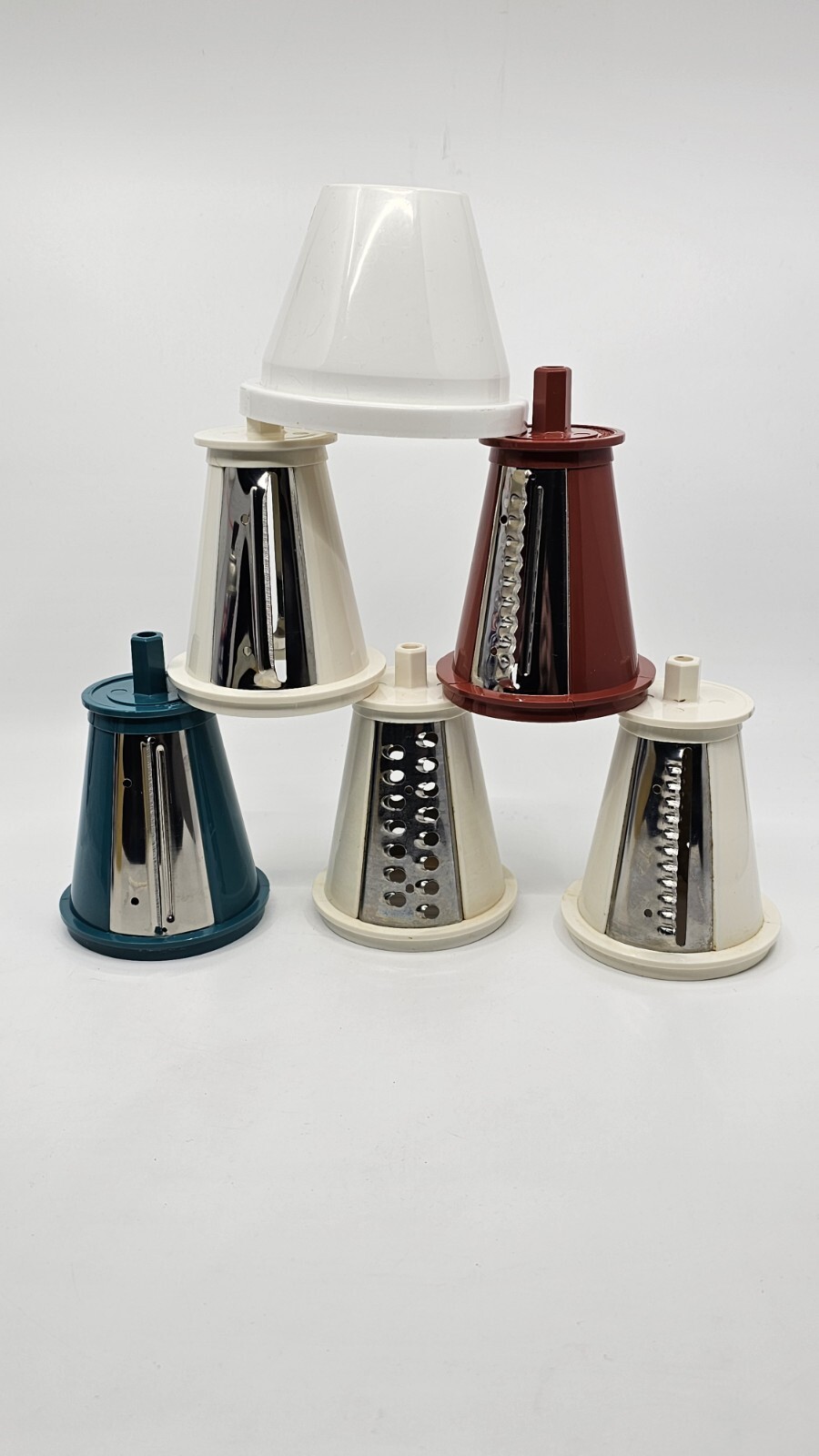 Presto Professional Salad Shooter Plus Replacement Parts 6 Cones/Blades #0296001