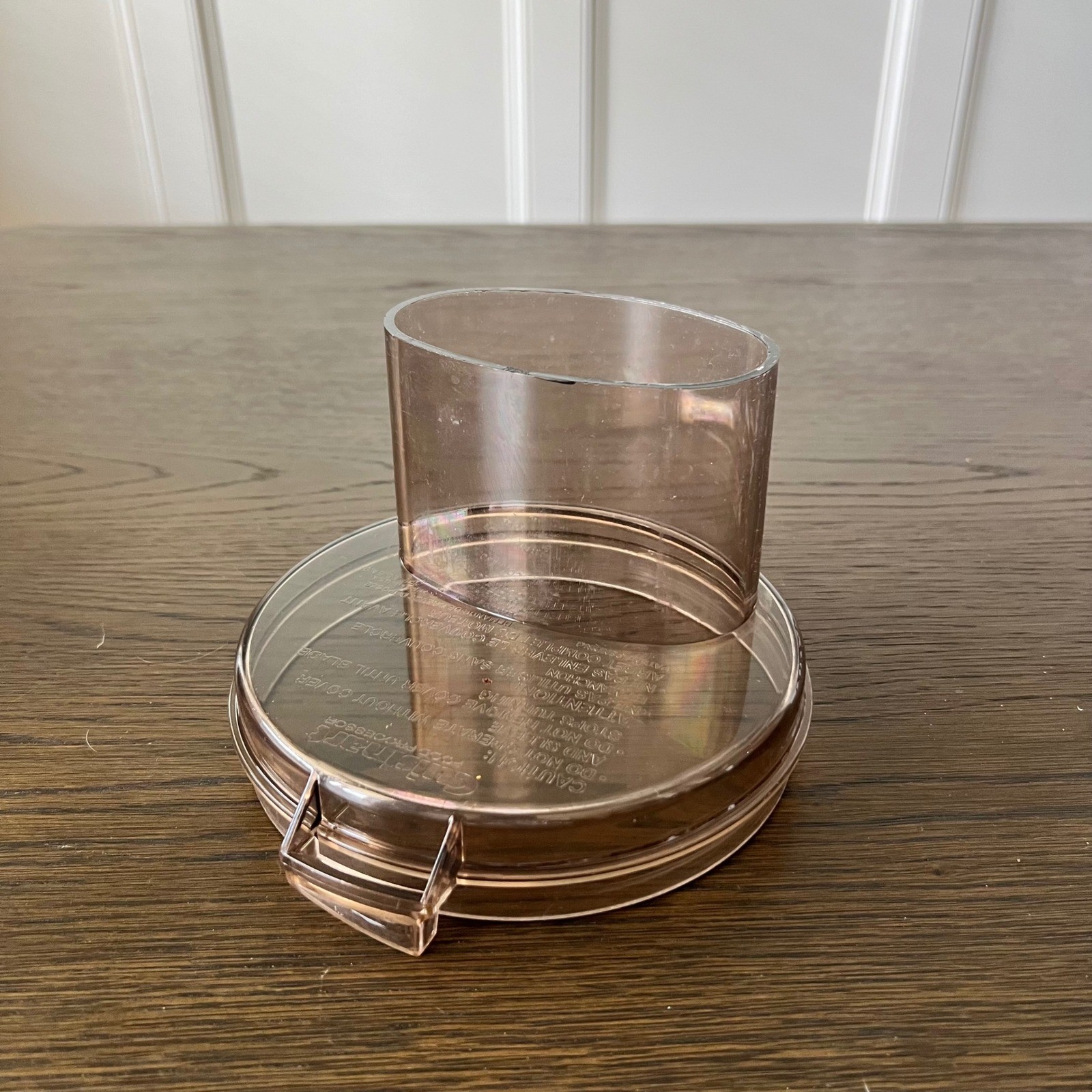 Cuisinart Food Processor DLC-10E Replacement Cover Lid CFP-4.5.5A Feed Tube Vtg