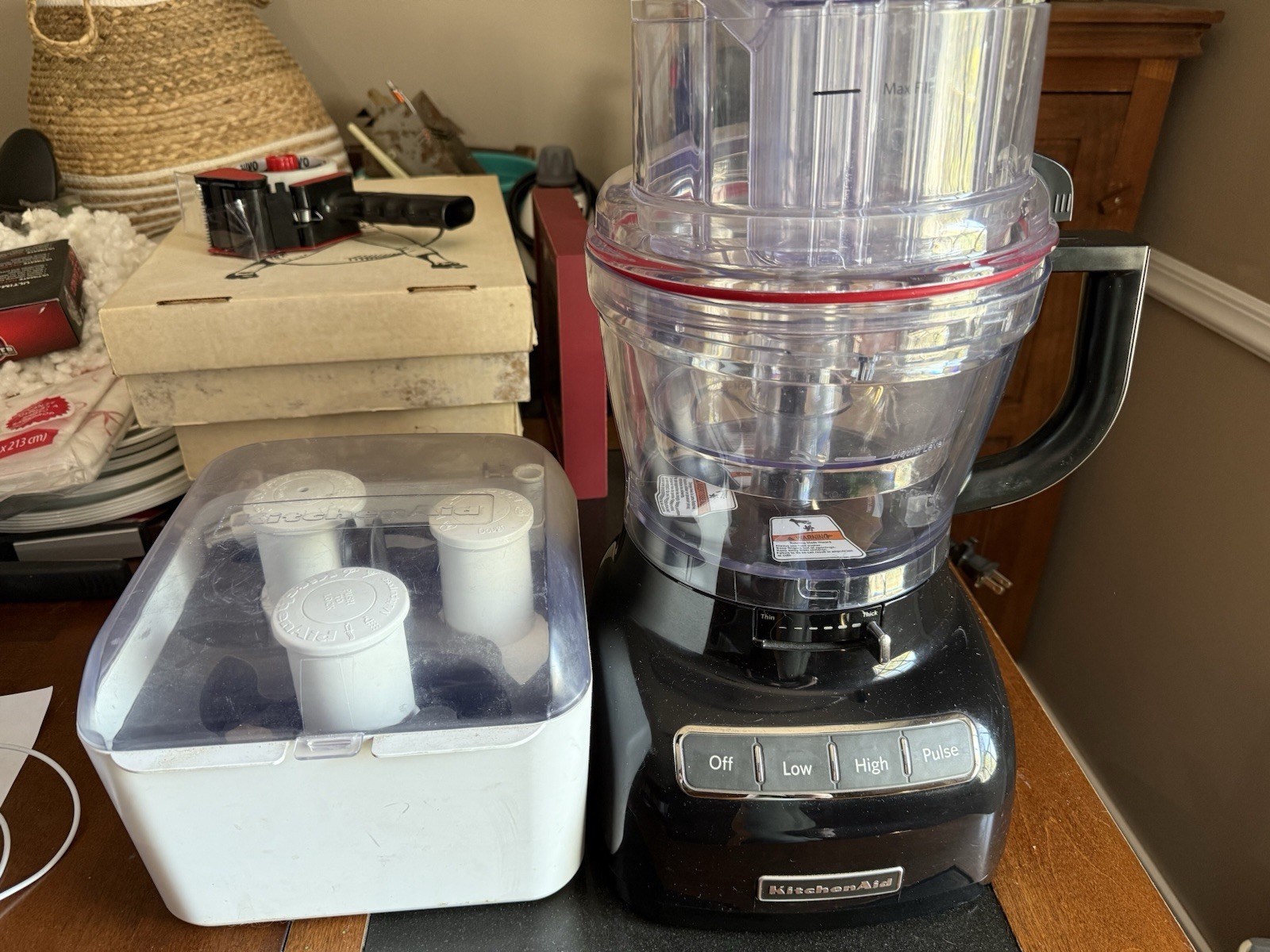 KitchenAid 13 Cup Ultra Wide Mouth Food Processor, Espresso (Used)