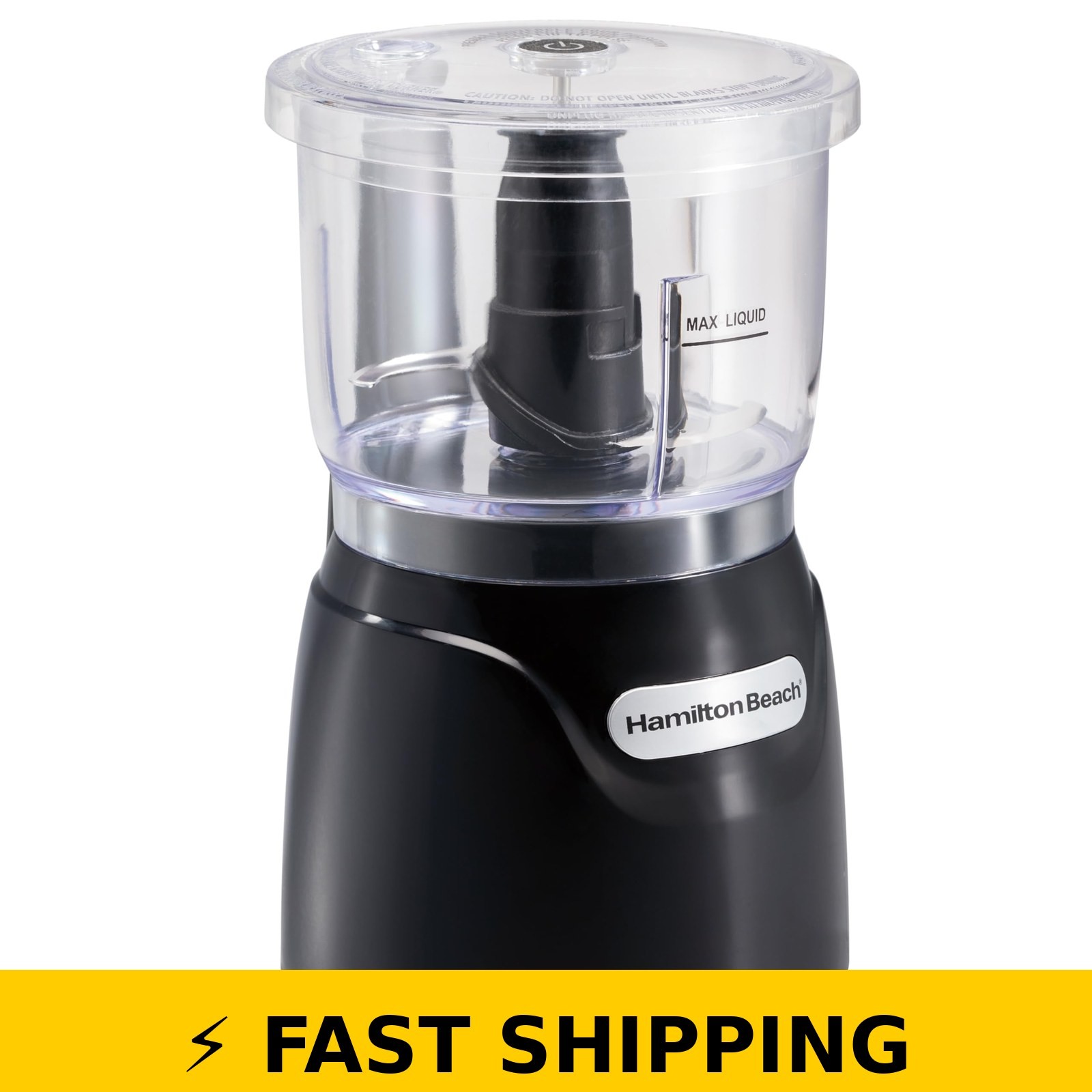 Hamilton Beach 3-Cup Electric Vegetable Chopper, Black