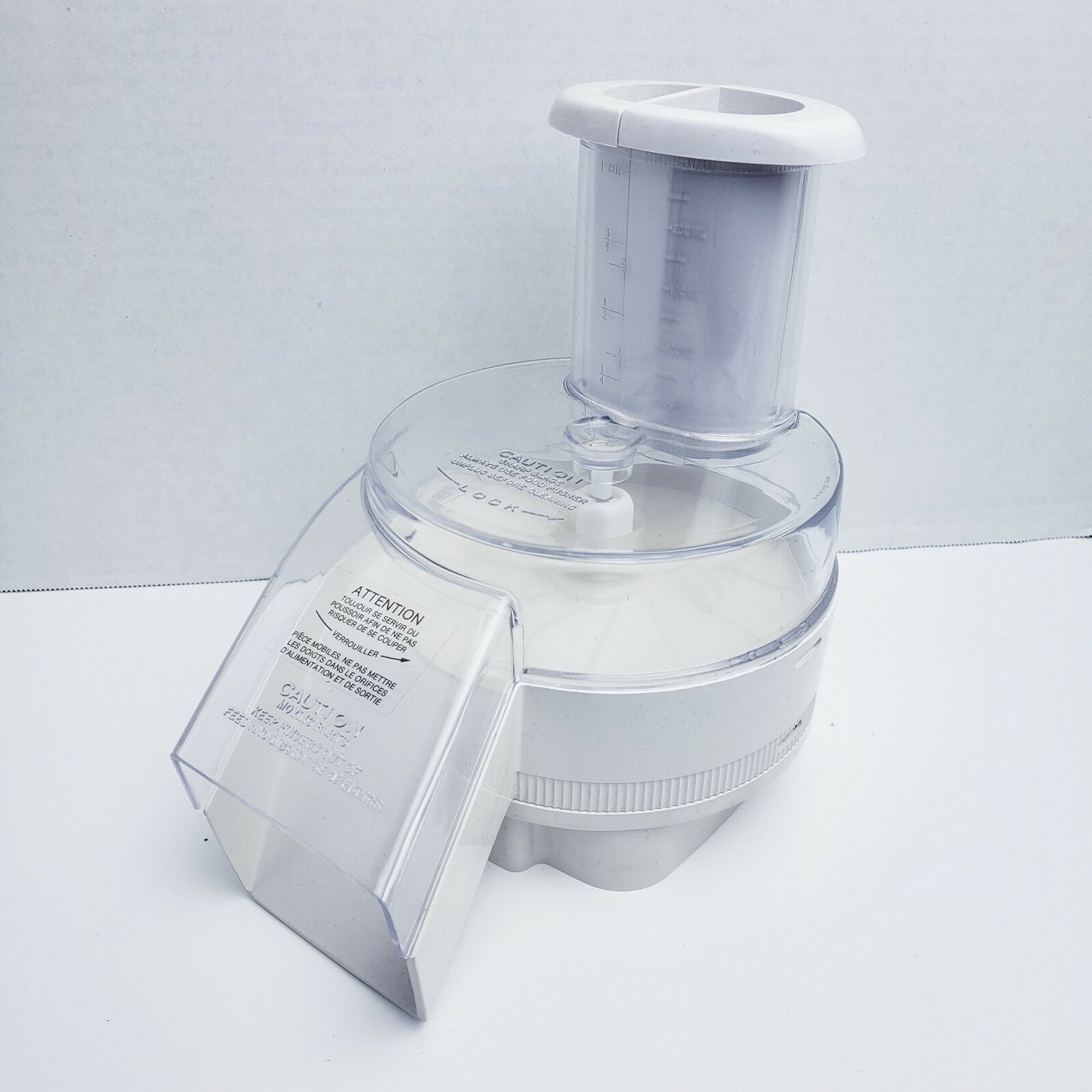 Oster Regency Kitchen Center Food Processor Shooter Base Chute Lid Pusher Lot