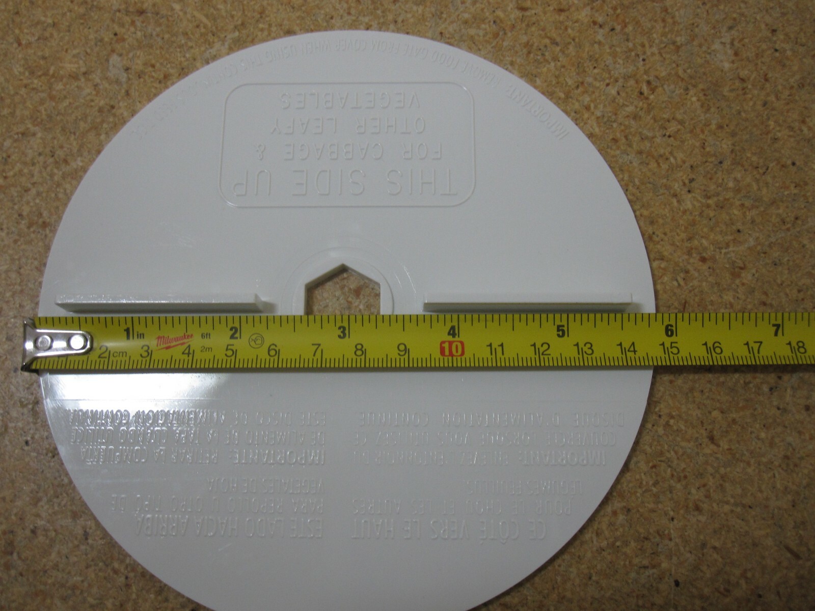 Hamilton Beach Food Processor Replacement Continuous Feed Disc