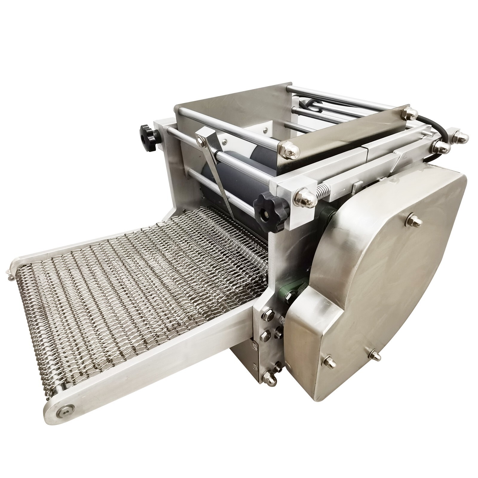 110V 400W 7.1″ Commercial Corn Tortilla Making Machine 0.04″-0.24″ Thickness