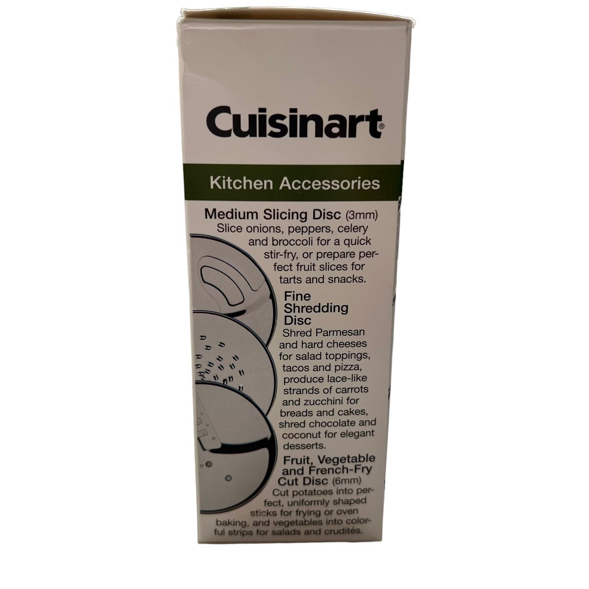 Cuisinart Kitchen Accessories 11 and 7 cup Food Processor Standard Disc Set