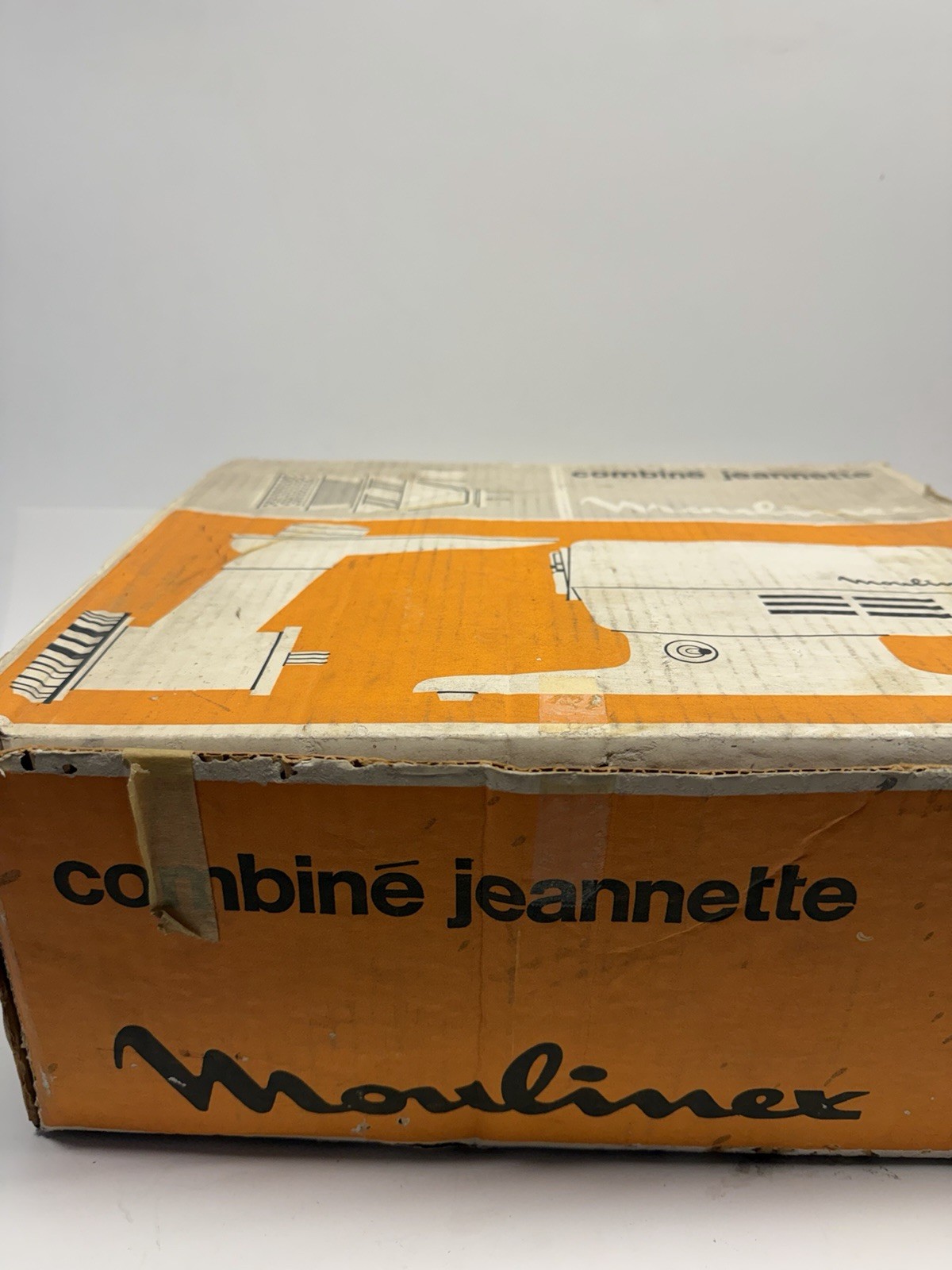 Vintage NOS Moulinex Combine’ Jeannette Food Processor Orig Box