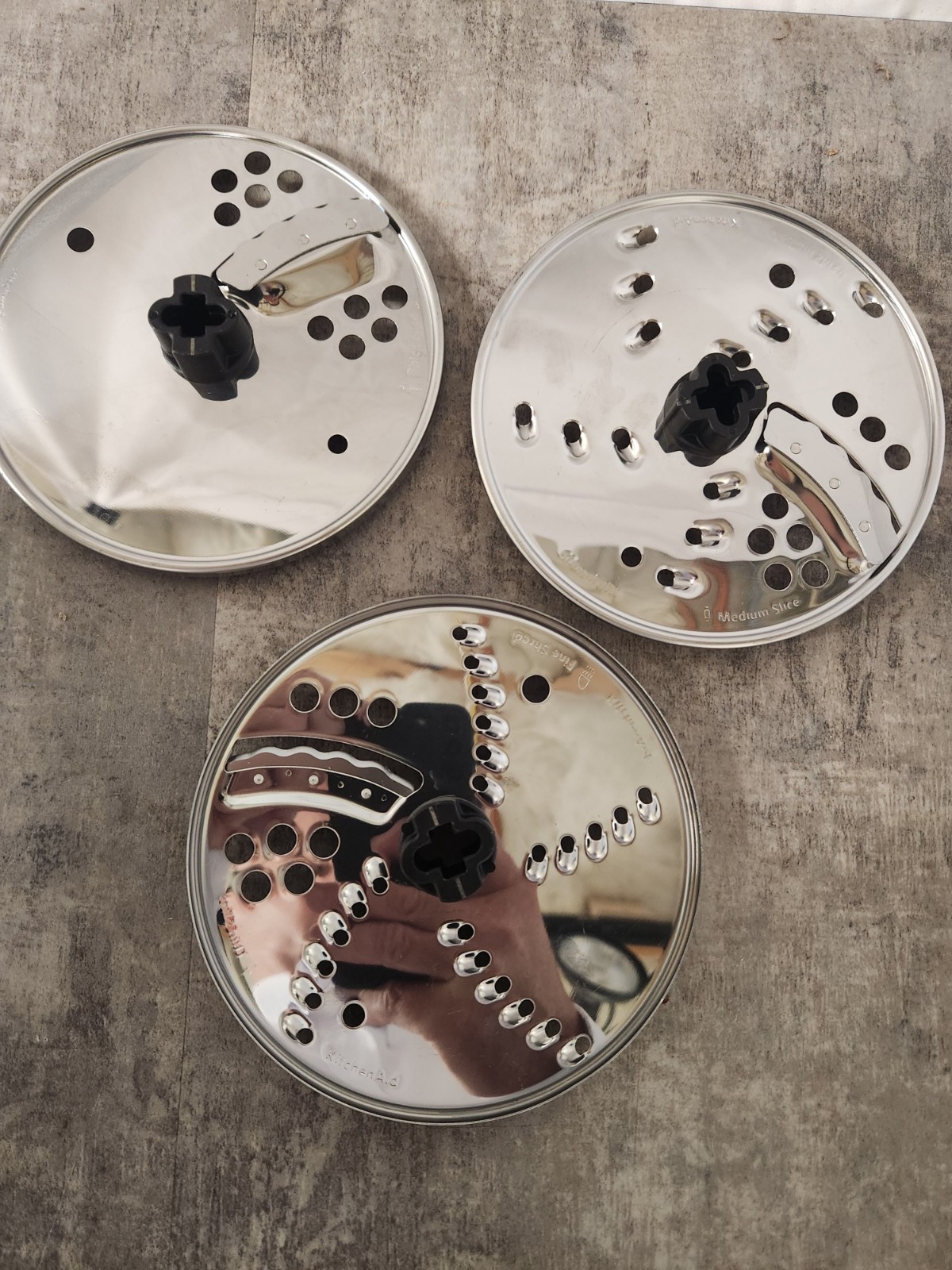 KitchenAid 9 Cup Food Processor KFP0919CU Replacement Disc Blades Set of 3