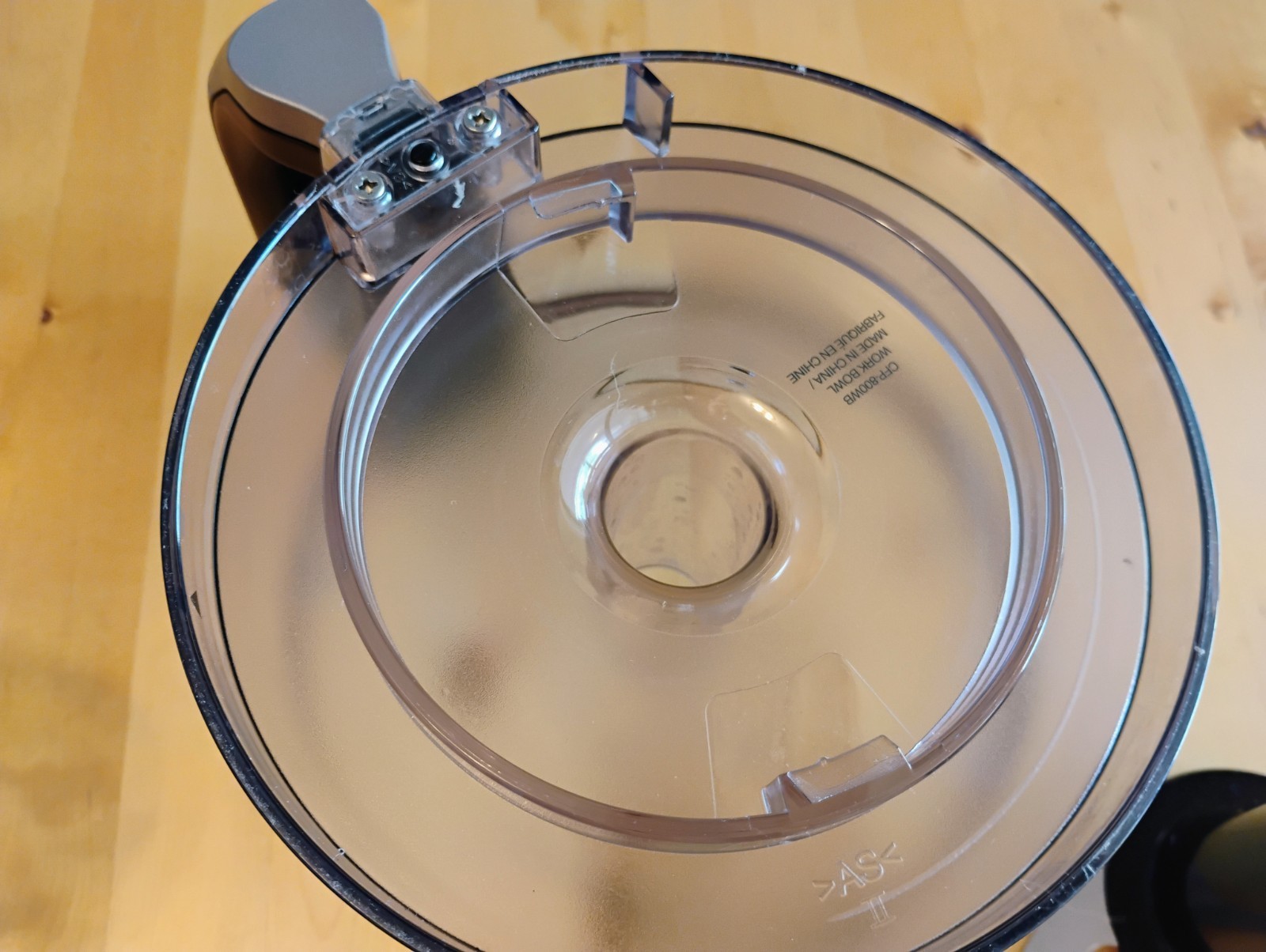 Cuisinart CFP-800 Work Bowl Lid Blade Pusher OEM CFP-800WB 800WBC Replacement