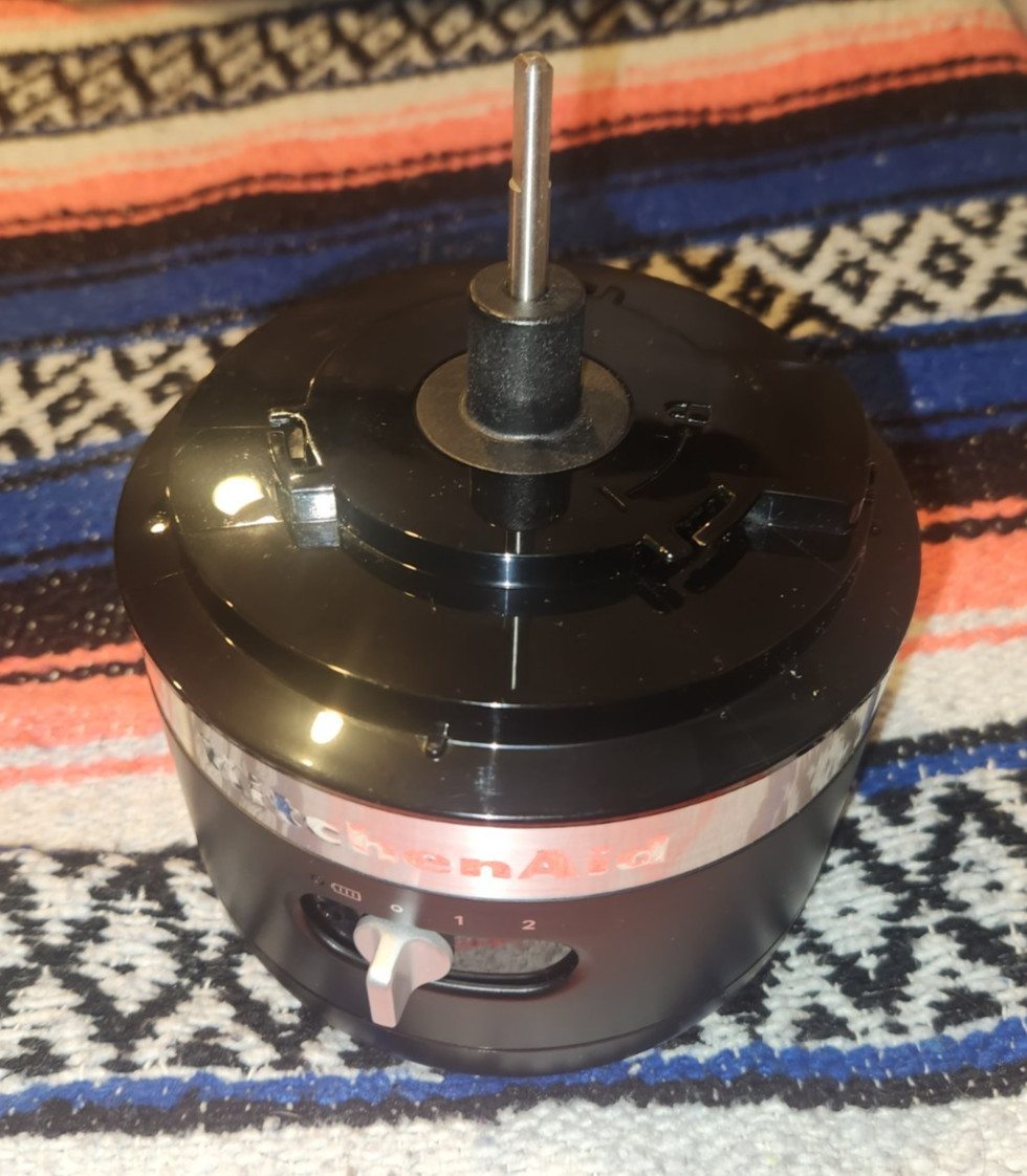 Kitchen Aid Chopper Model KFCB519BM Black Base Motor Only Tested