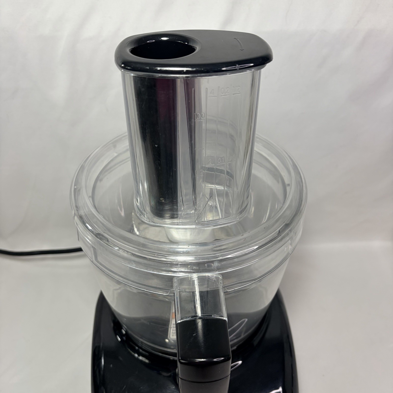 KITCHENAID 12 Cup Black Ultra Food Processor KFPW760QER1 with Accessory Set EUC