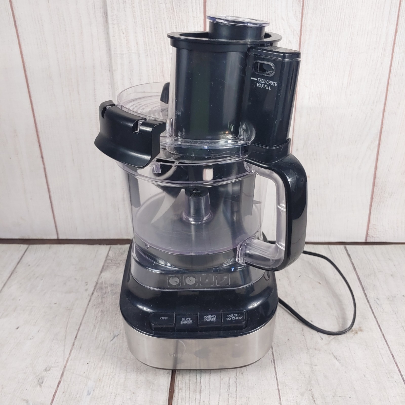 Hamilton Beach Stack & Snap FOOD PROCESSOR 70822FG, Stainless 500W 12 Cup TESTED