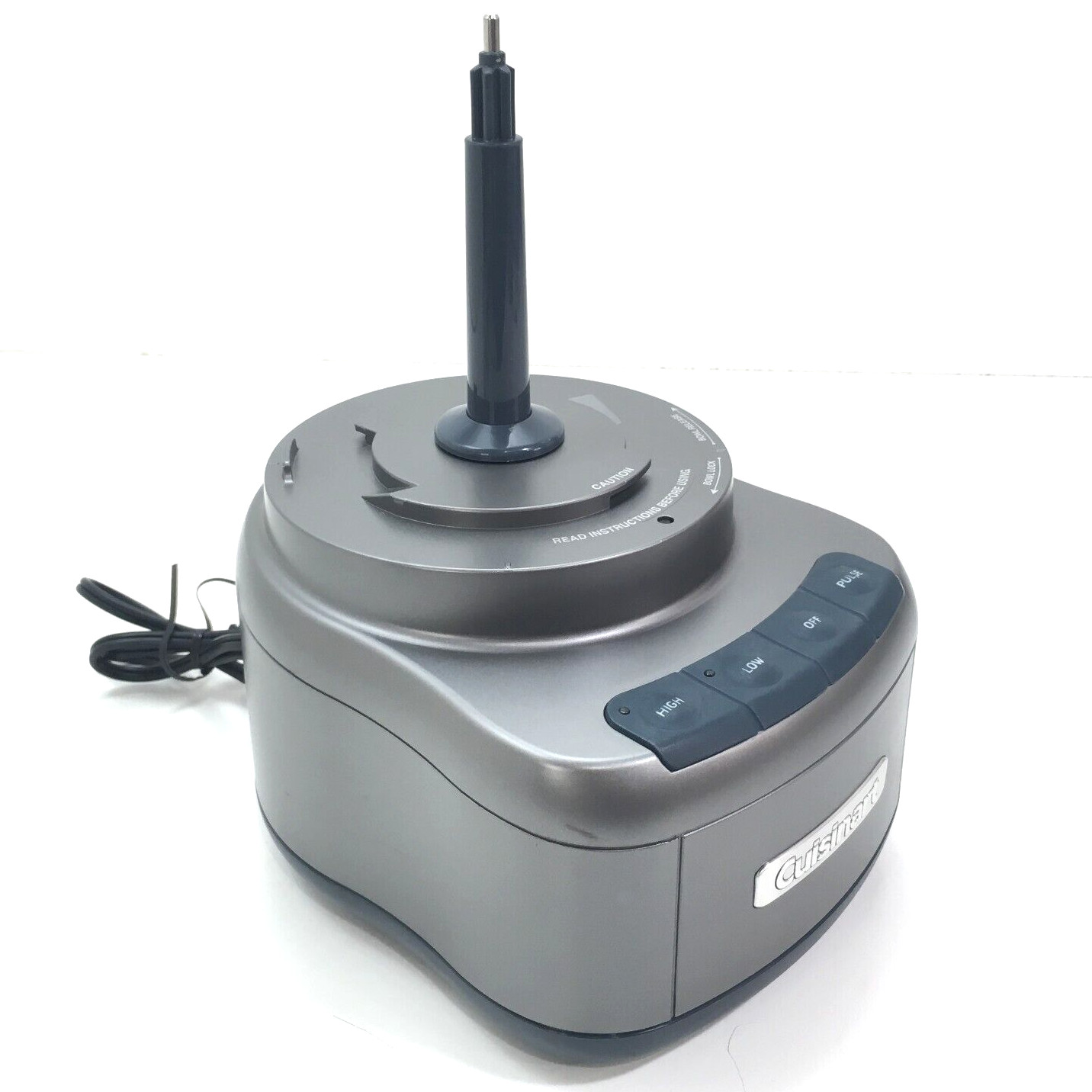 Cuisinart Food Processor FP-8 FP-8GM FP-8SV BASE w/ MOTOR OEM Gray Used