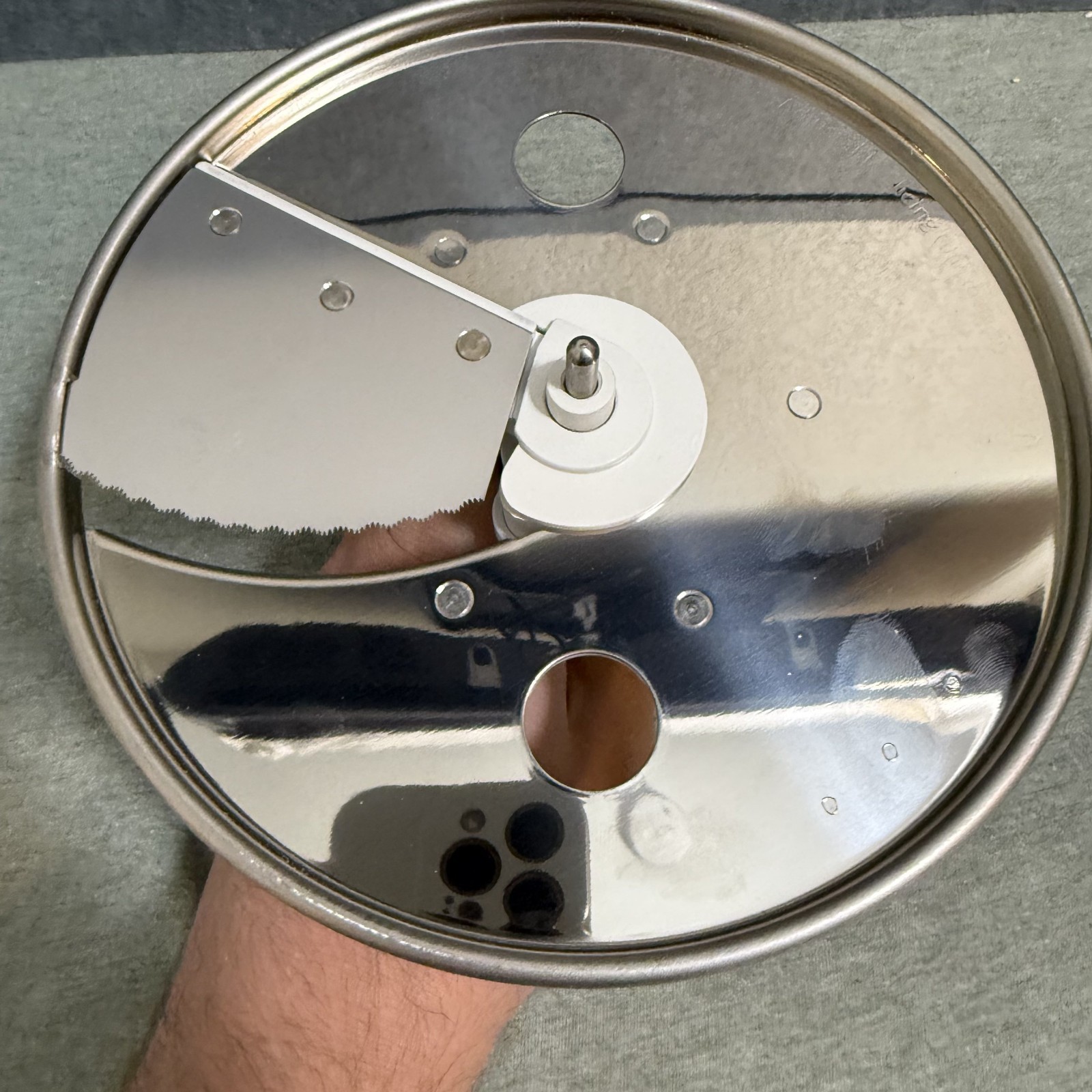 Kitchenaid Food Processor Attachment Adjustable Slicing Blade Disc KFP1133CU