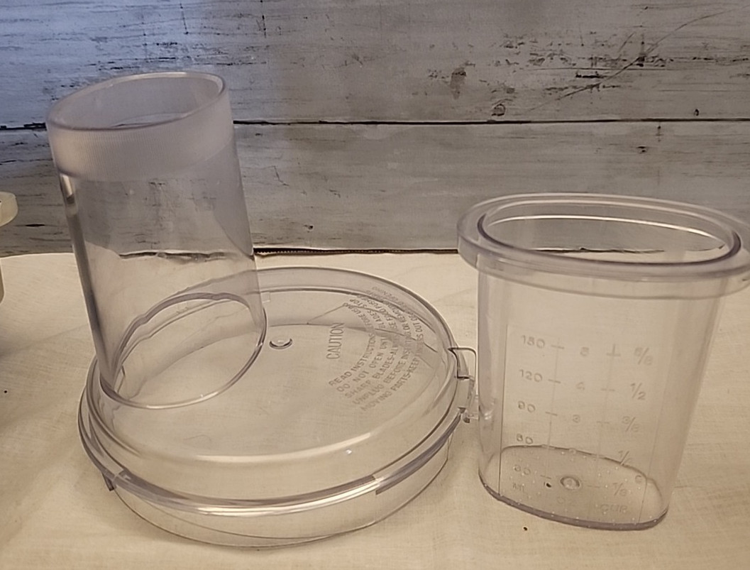Work Bowl Lid & Pusher Part for Regal La Machine 1 Model V 813 Food Processor