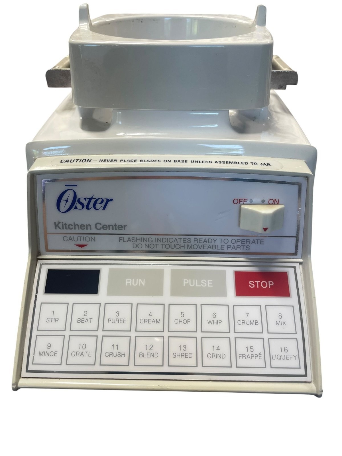 Oster Kitchen Center Food Pusher Large Small Pusher White Replacement Part