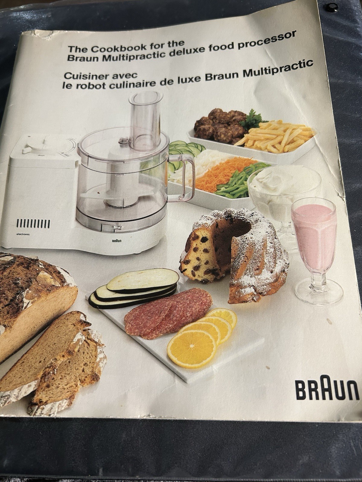 VTG braun multipractic food processor Cookbook Replacement 119 Pages INTACT