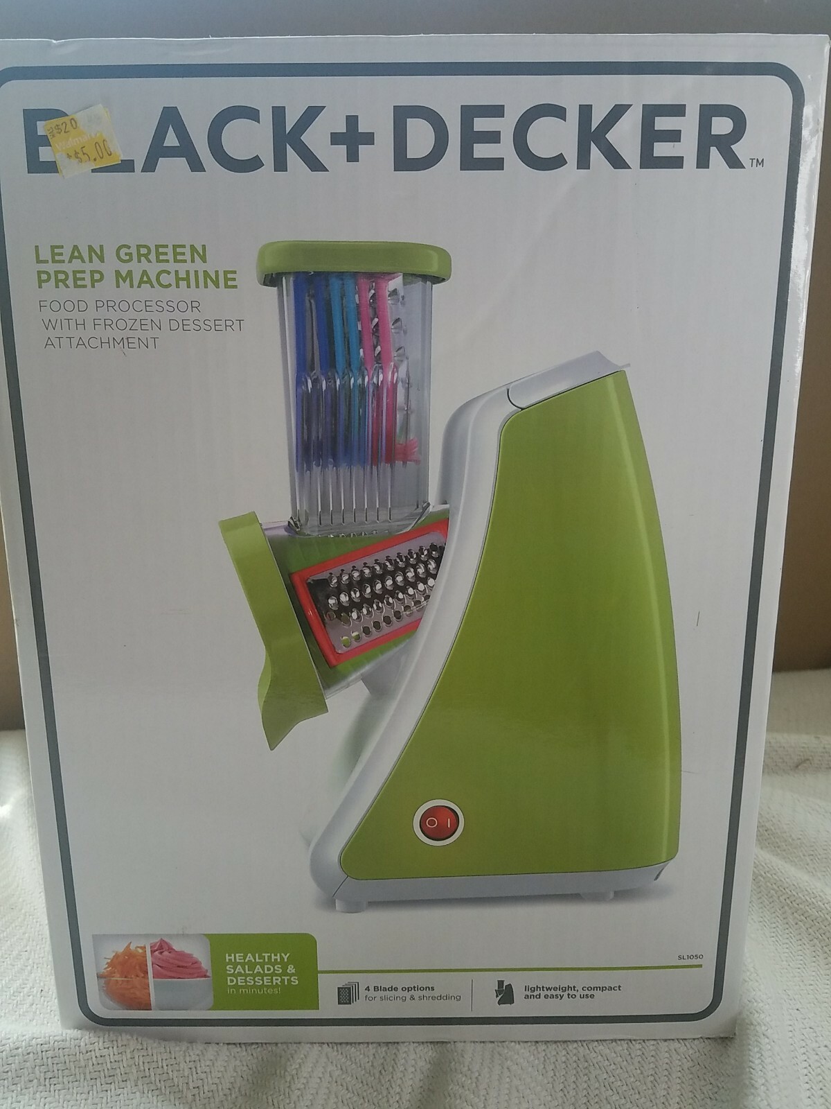Black And Decker Lean Green Prep Machine new open box