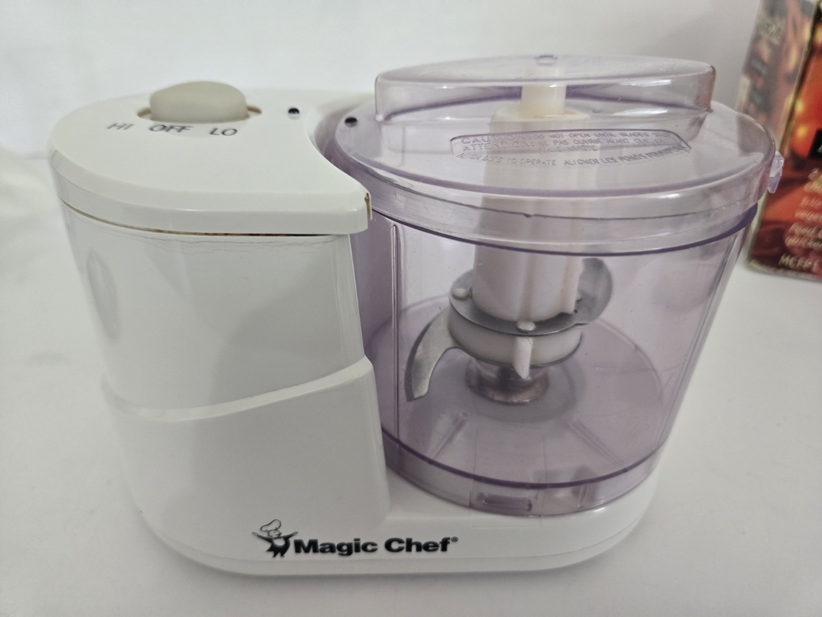 Vintage Magic Chef Mini Food Processor #MCFP1 in Box Tested FREE SHIPPING
