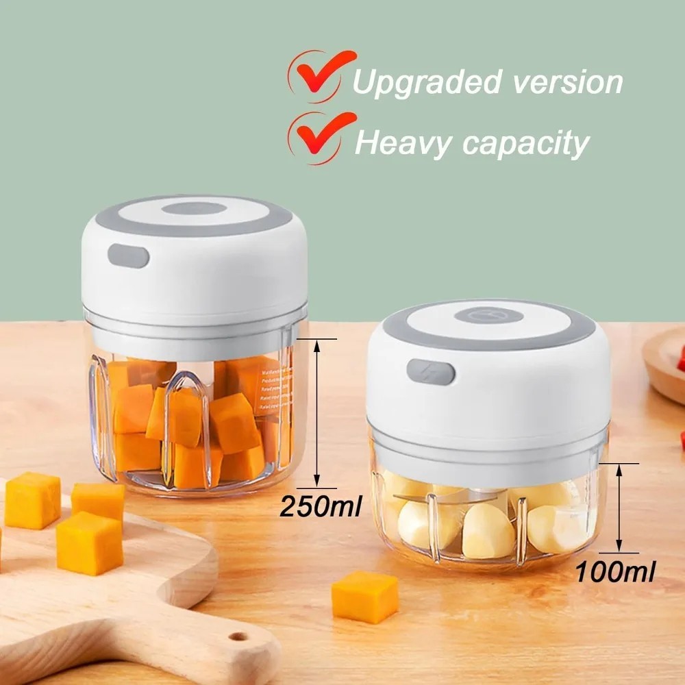 USB Electric Mini Food Processor & Garlic Mincer