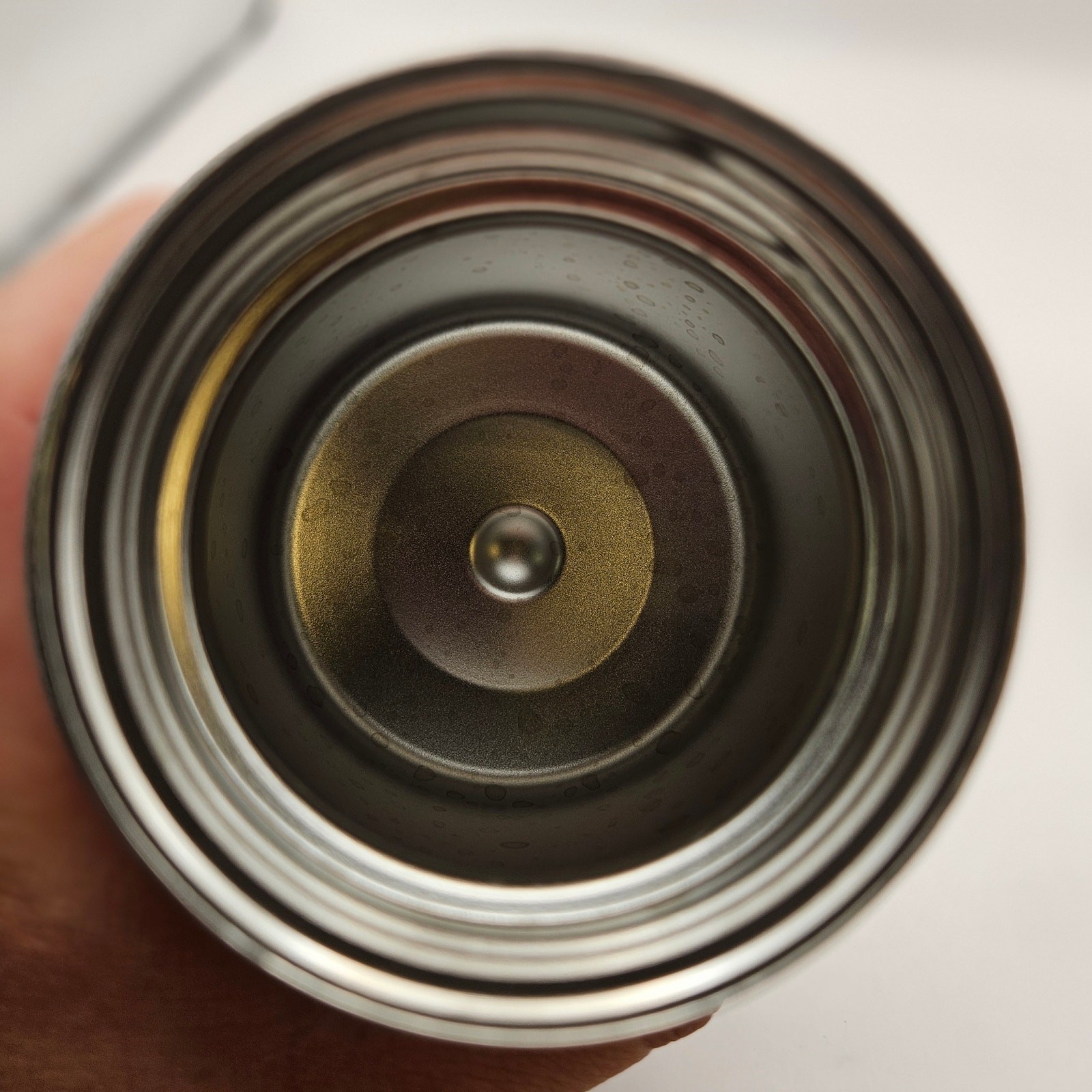 THERMOS INSULATED FOOD JAR 16oz WITH FOLDING SPOON SILVER/BLACK