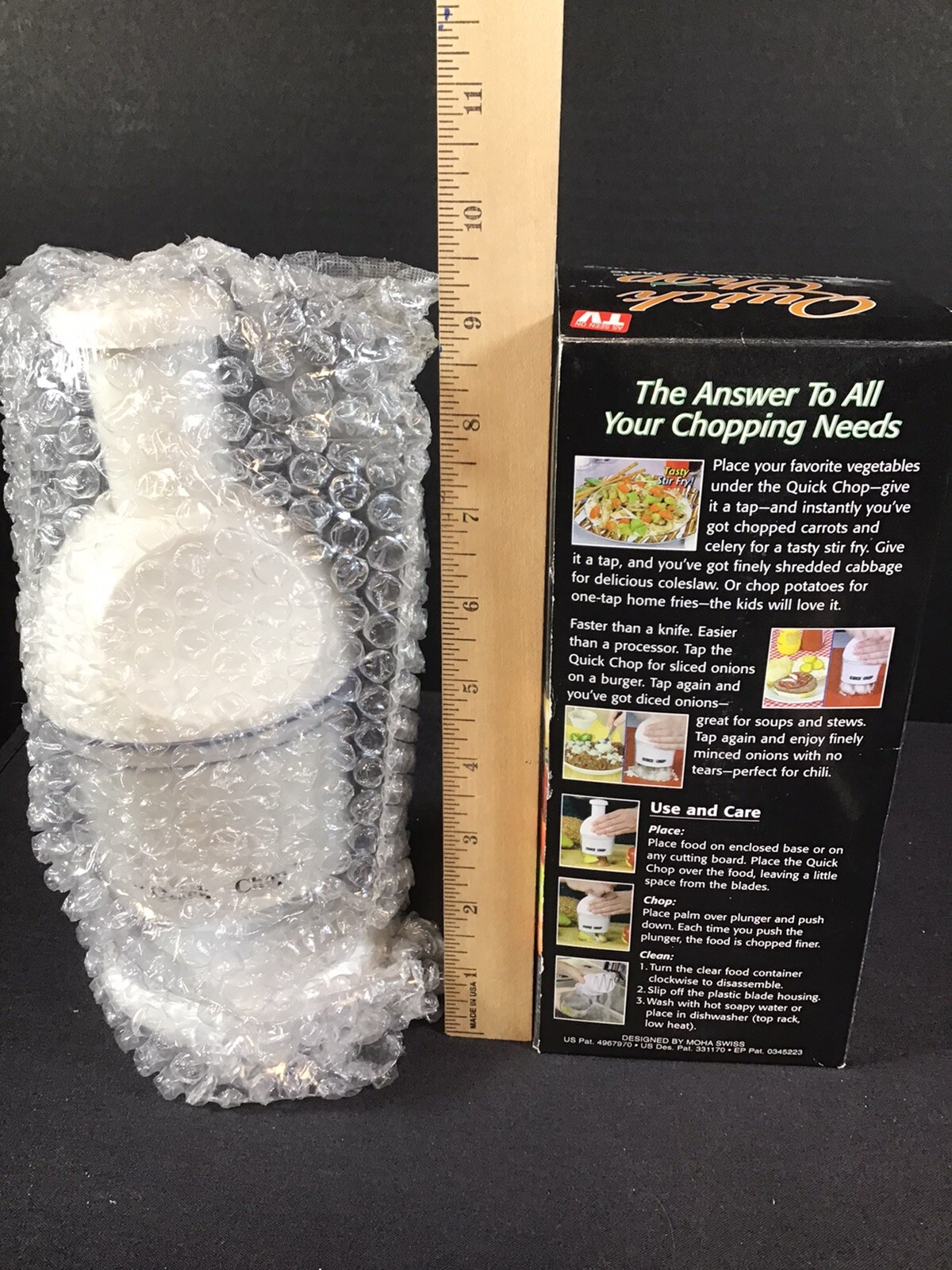 Quick Chop Kitchen Chefs Mate Chopper As Seen On TV Mini Food Processor