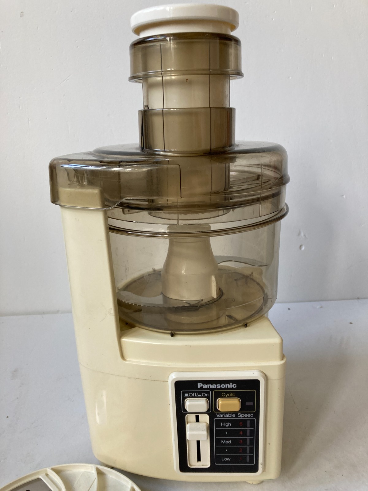 Panasonic Big Bite Food Processor MK-8020 Slicer Vintage Tested Working Read