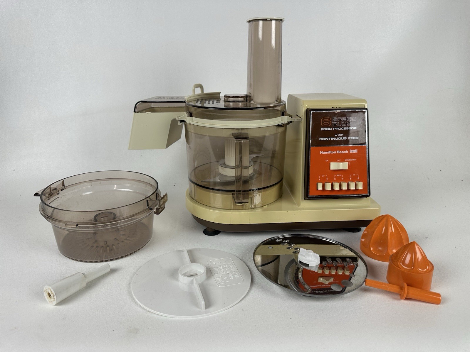 Hamilton Beach Scovill 6 Speed Plus Food Processor 712 Vintage