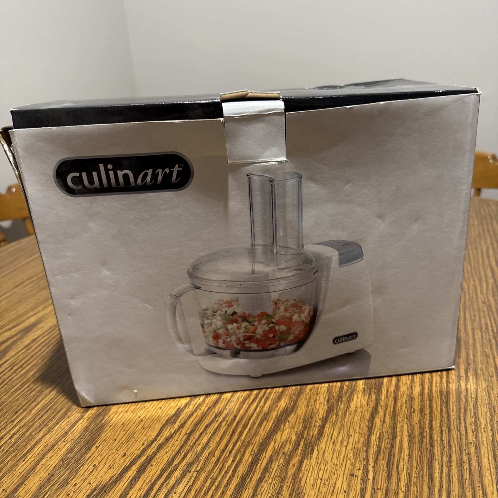 Culinart 24 FL Oz Food Processor -White, 250 Watts. Chop, Slice, Shred, Grind