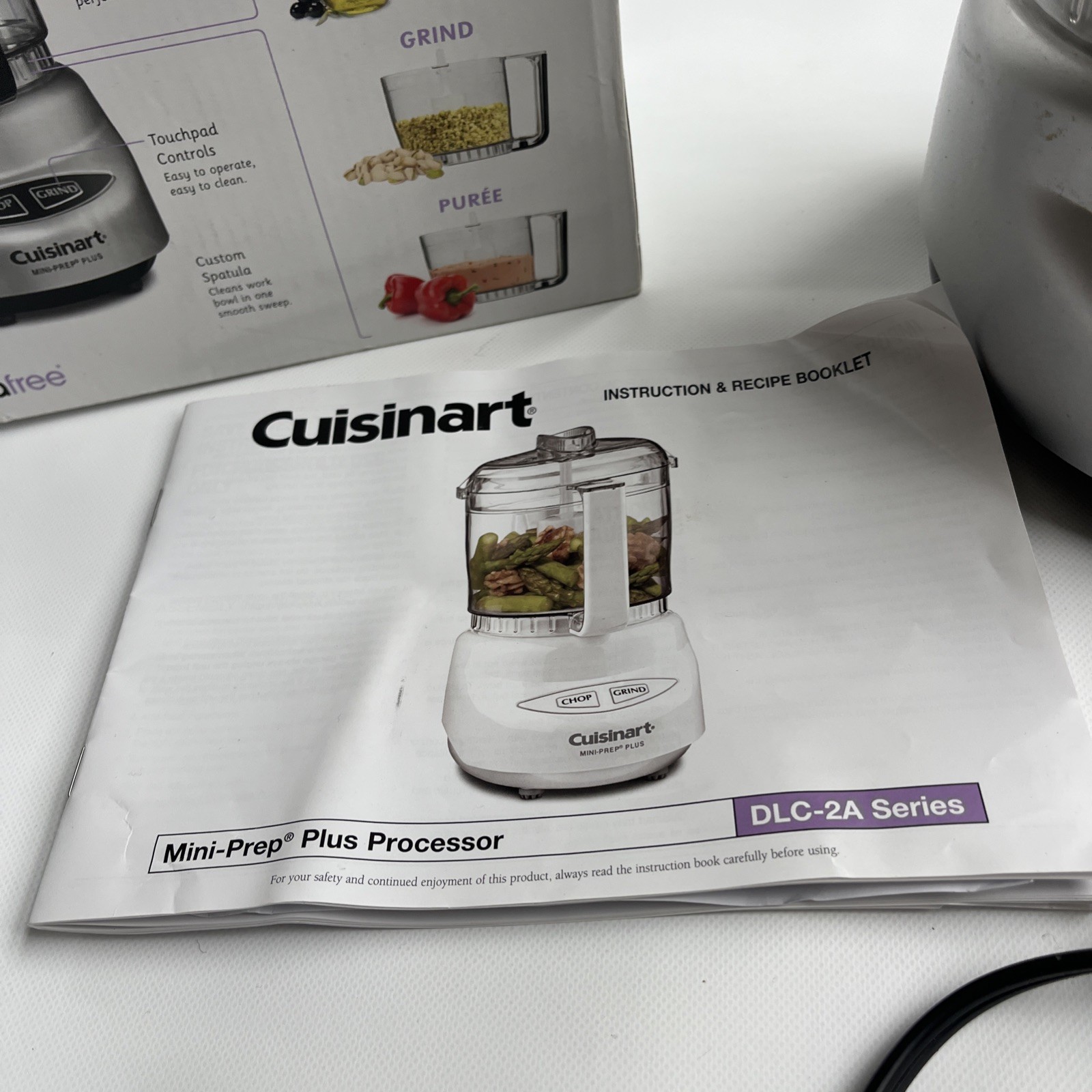 Cuisinart Mini-Prep Plus food processor 3-Cup auto reverse chop, puree,emulsify