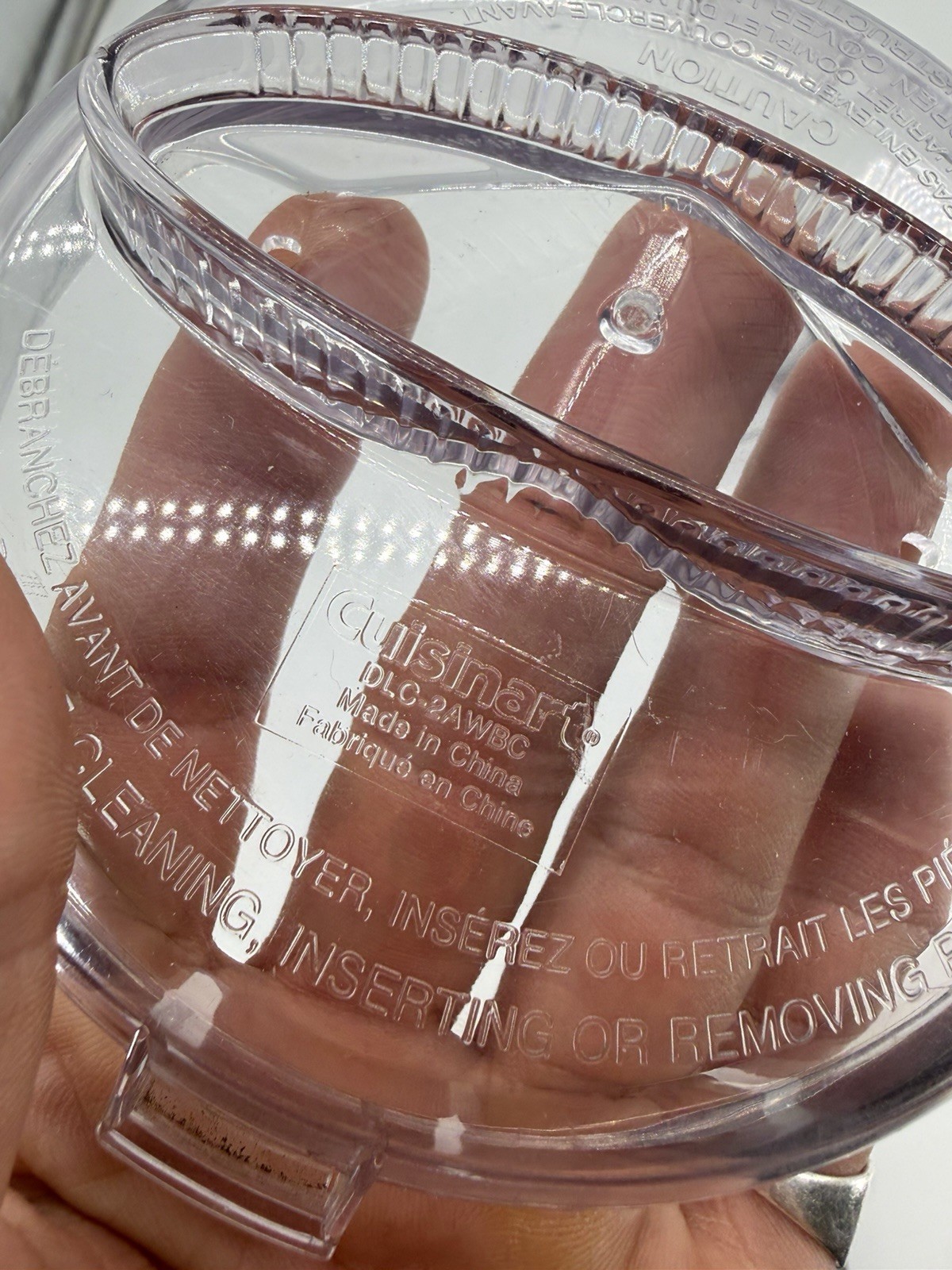 Cuisinart Mini Prep Plus DLC-2A Replacement Part Bowl &Cover DLC-2AWBC 2AWB