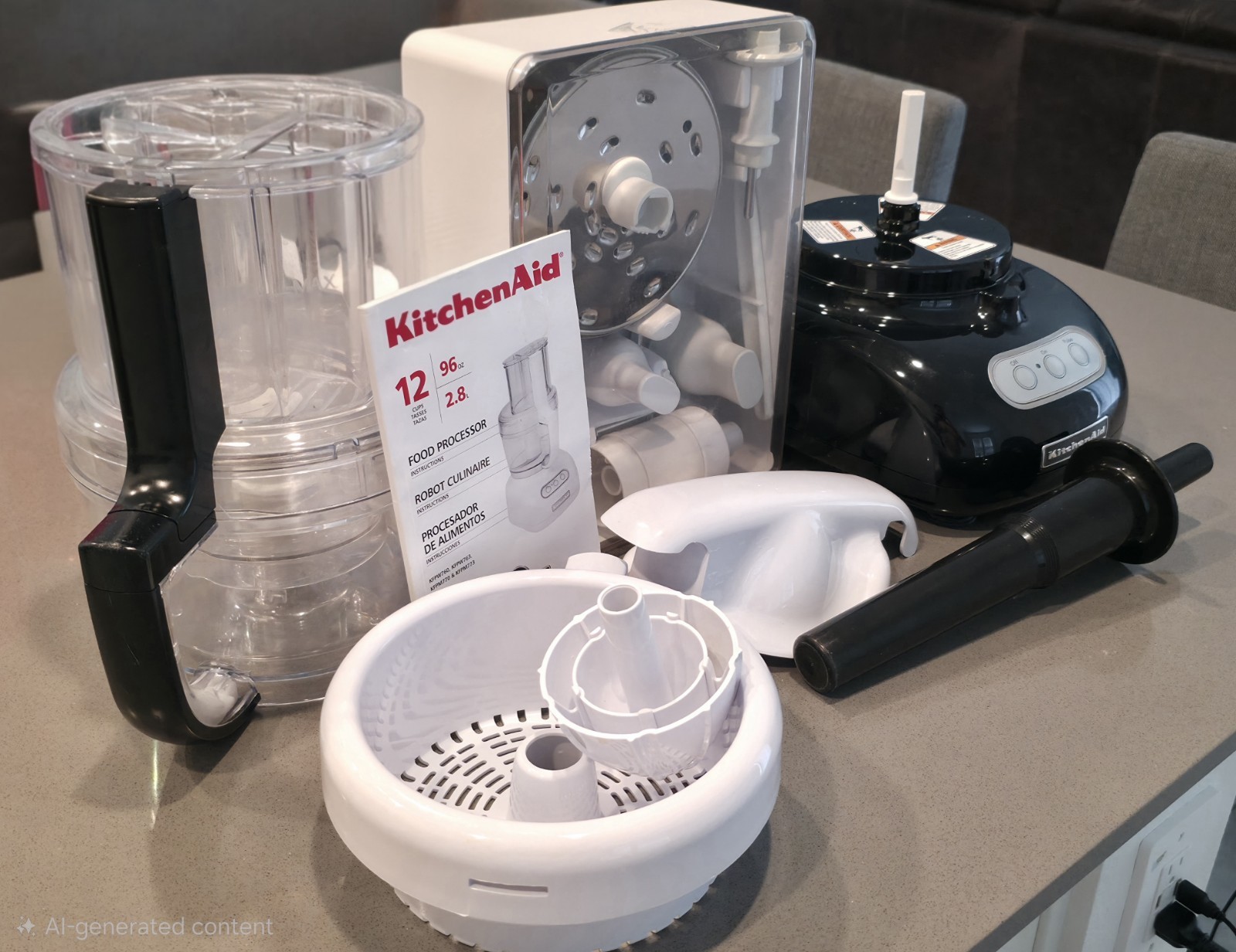 KITCHENAID 12 CUP ULTRA WIDE FOOD PROCESSOR KFPW760OB ONYX BLACK NEW NO BOX