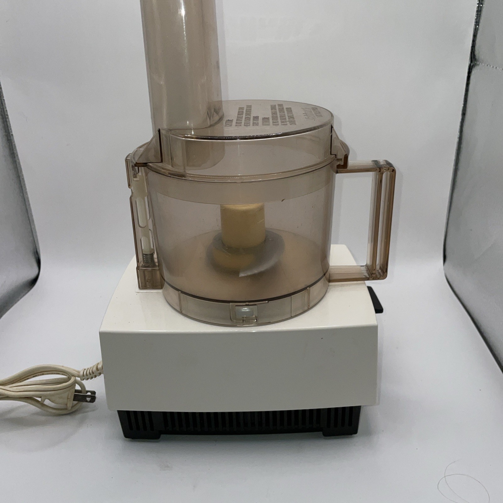 Vintage Cuisinart Little Pro Plus Food Processor w/ Blade – Tested & Working