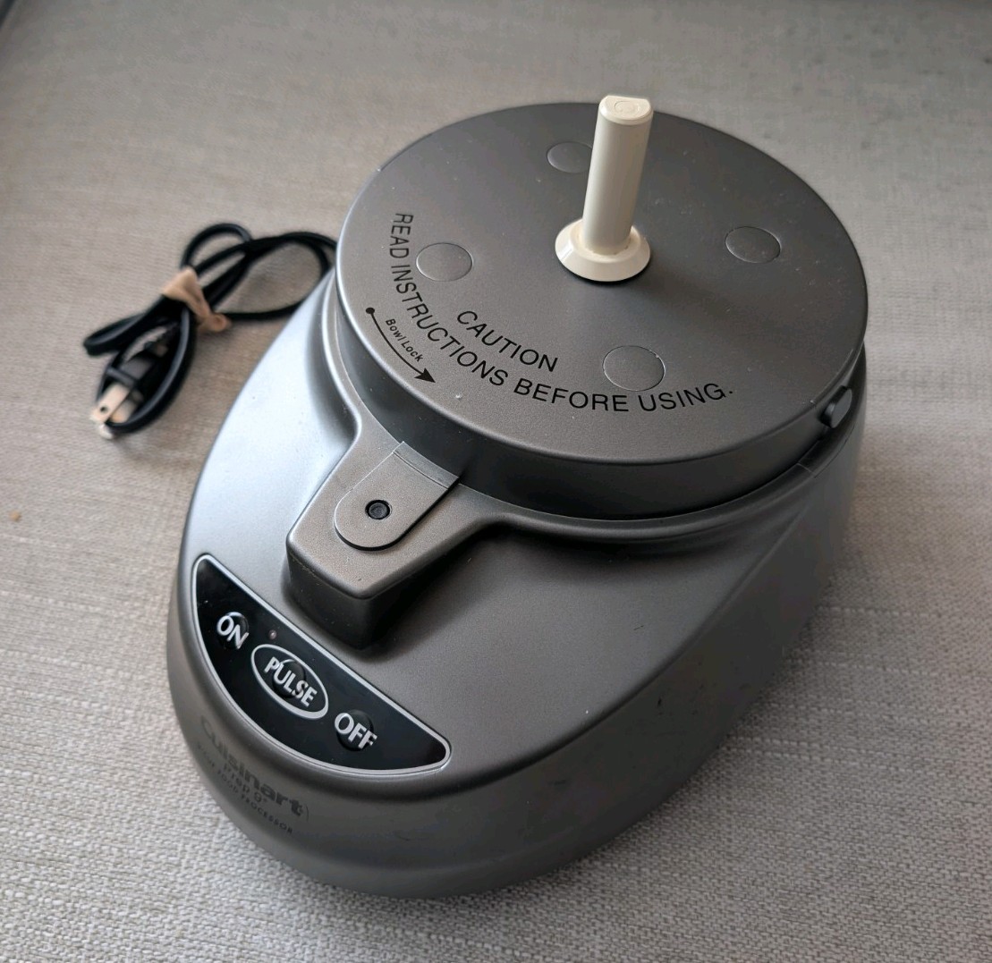 Cuisinart Prep 9 Motor Base CFP-9GMPC – Gunmetal – Tested & Working