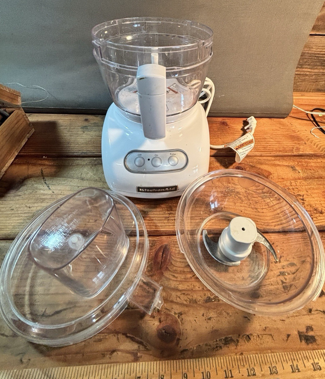 Kitchen Aid 9-Cup Food Processor Model KFP740QWH1