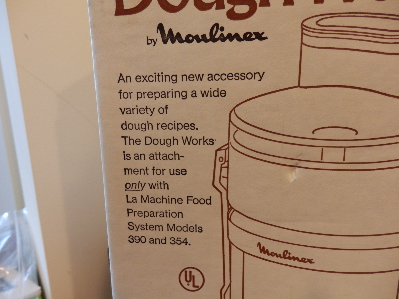 Moulinex Replacement DOUGH CAP ONLY for MODEL 514 LAMACHINE MODEL 390 354 NO BOX
