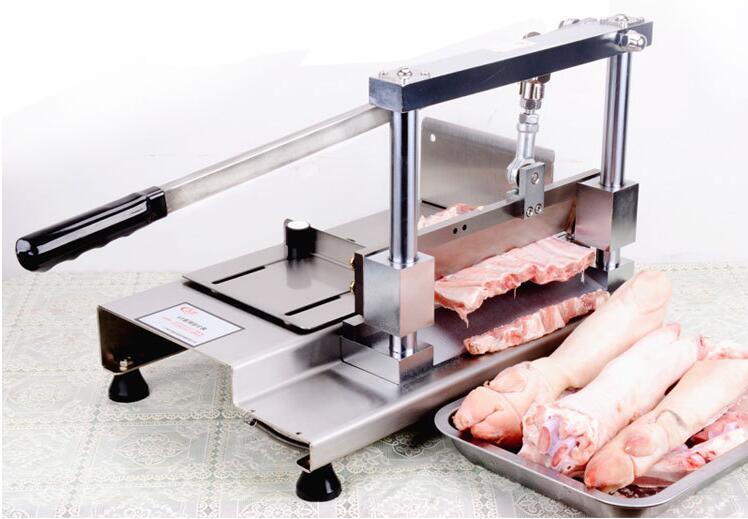 Manually Pig Ribs Bone Saw chop bone cutting machine bone cutter 350mm t