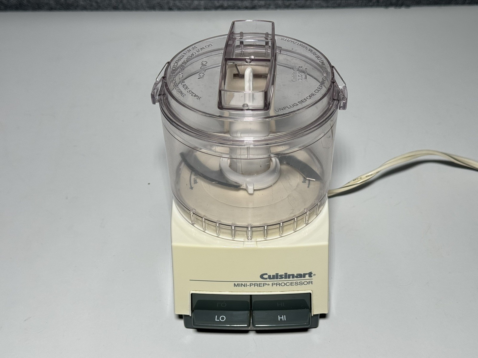 Cuisinart Mini-Prep Processor Mini Food Processor 2-Speed White TESTED WORKS