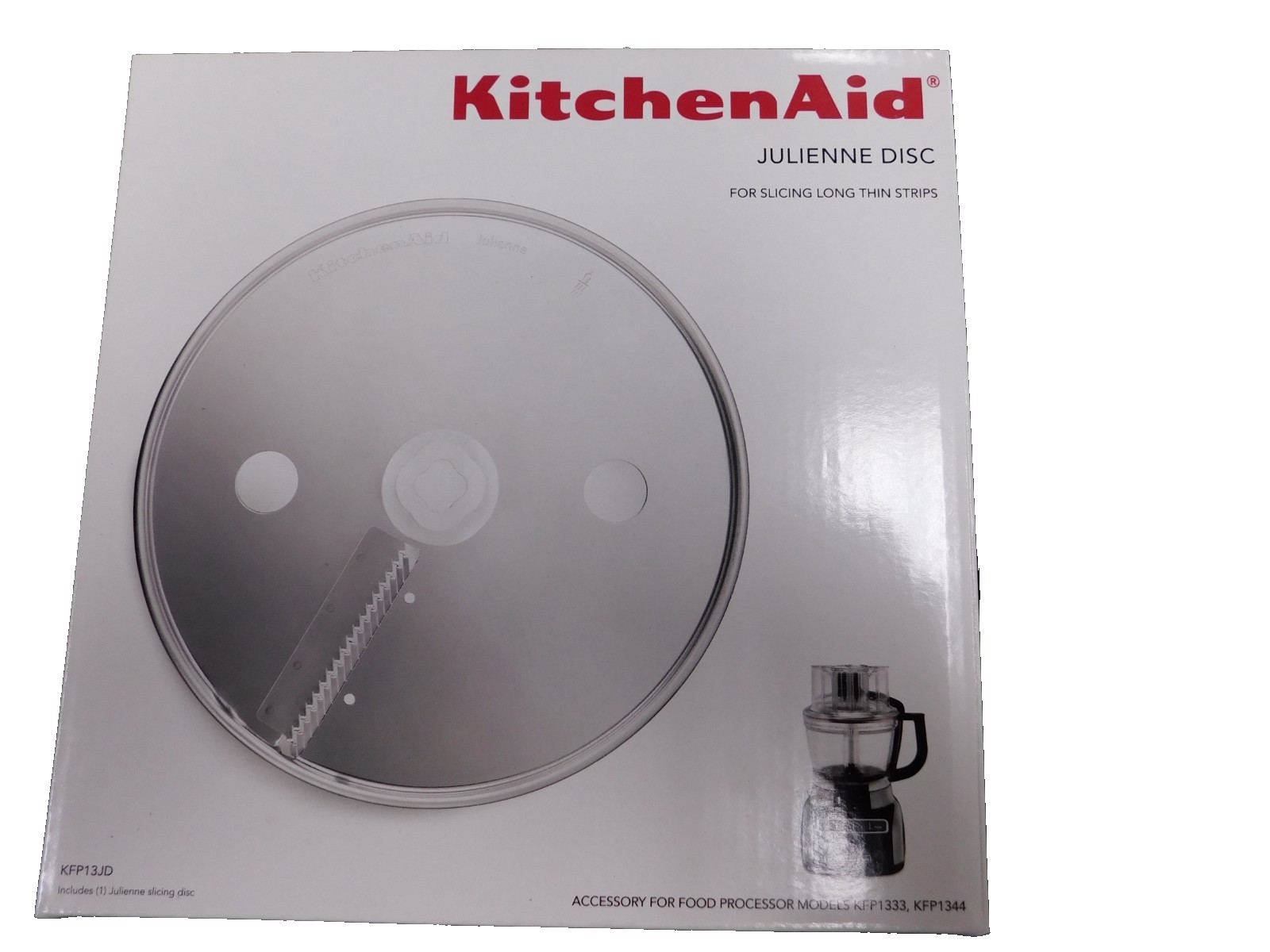 KitchenAid KFP13JD Steel Julienne Disc Blade-for Slicing Long Thin Strips