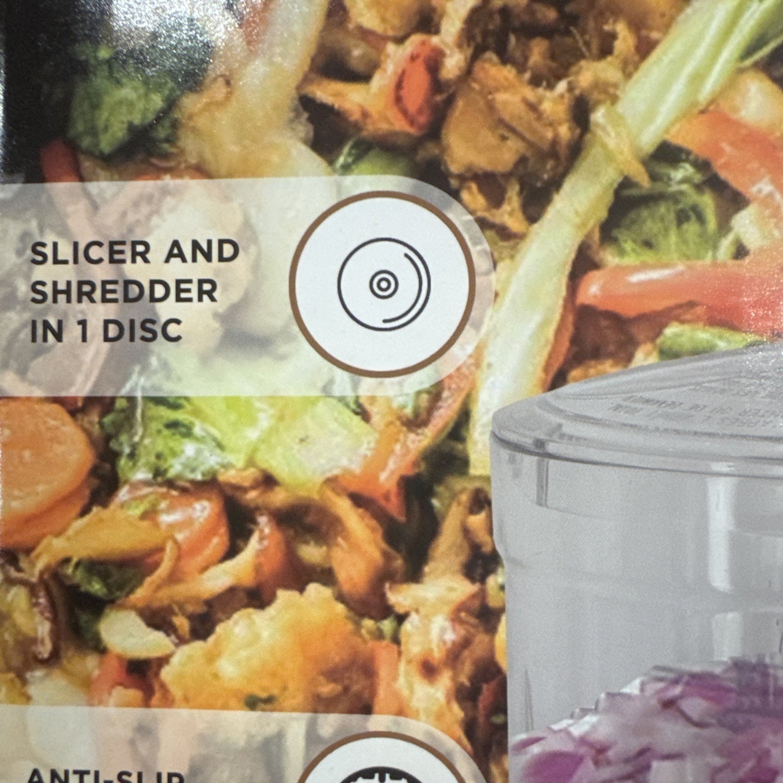 Prime Cuisine Electric Vegetable Chopper Food Processor, 3 Cup Capacity 11t