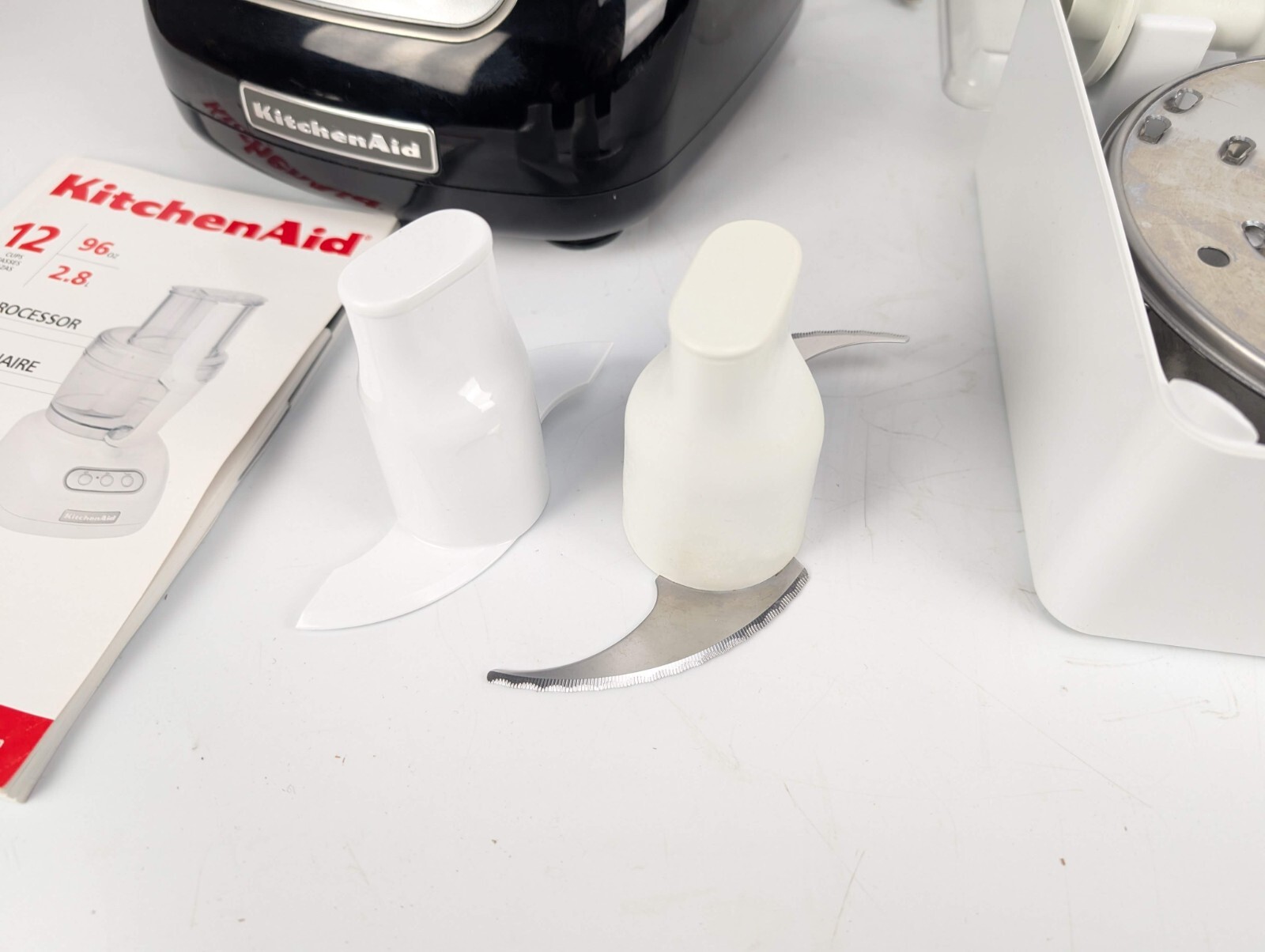 KitchenAid 12-cup Food Processor w/ Extra Attachments Blades Bowl Set – SEE DESC