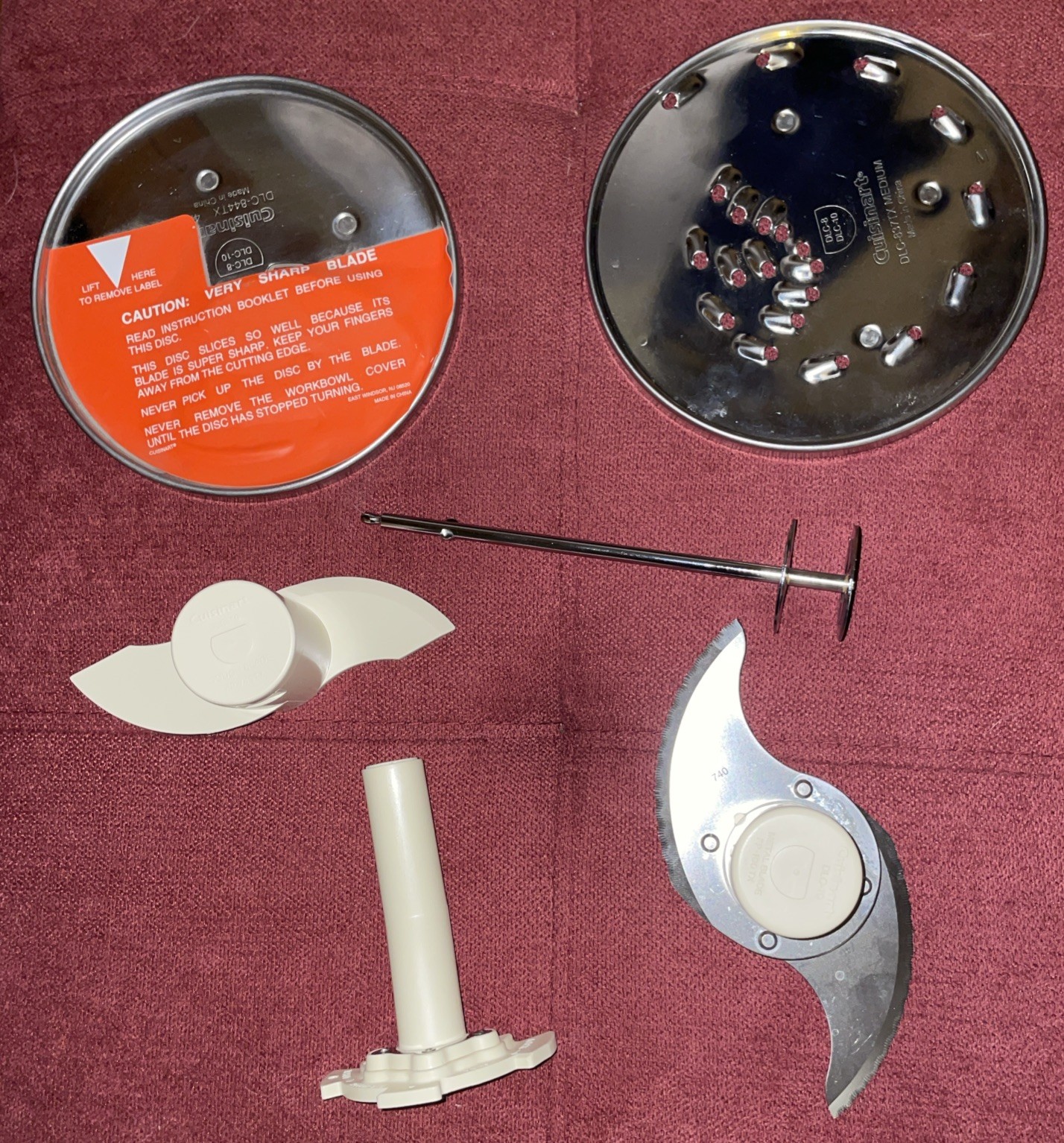 Cuisinart (for DLC-2007N) Prep 7 Blade/Discs/accessories (6 Pieces)