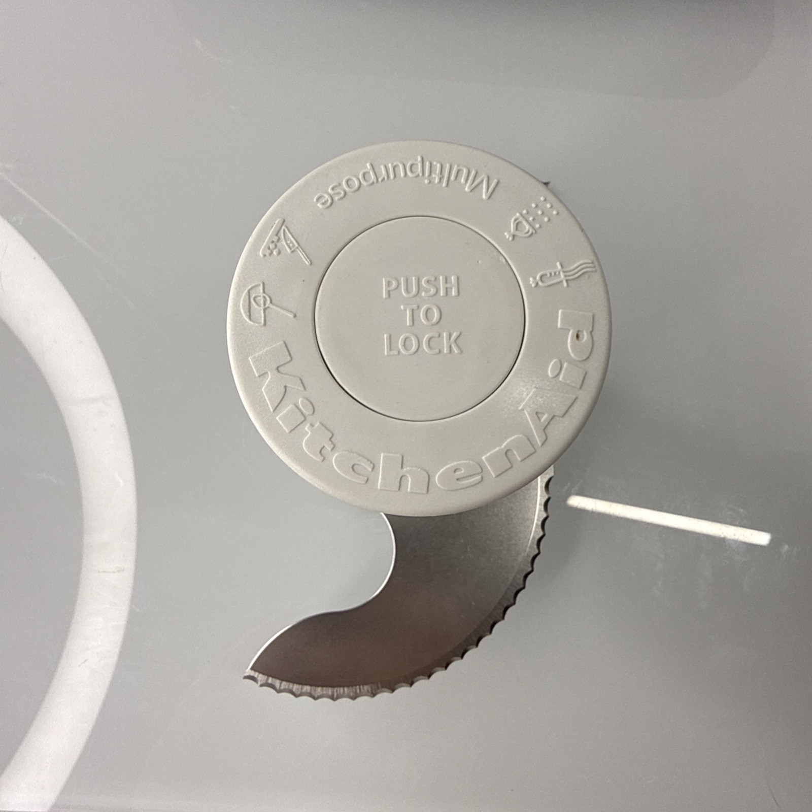 KitchenAid Food Processor Blade Disc Set (White) Hub Slicing Shredding