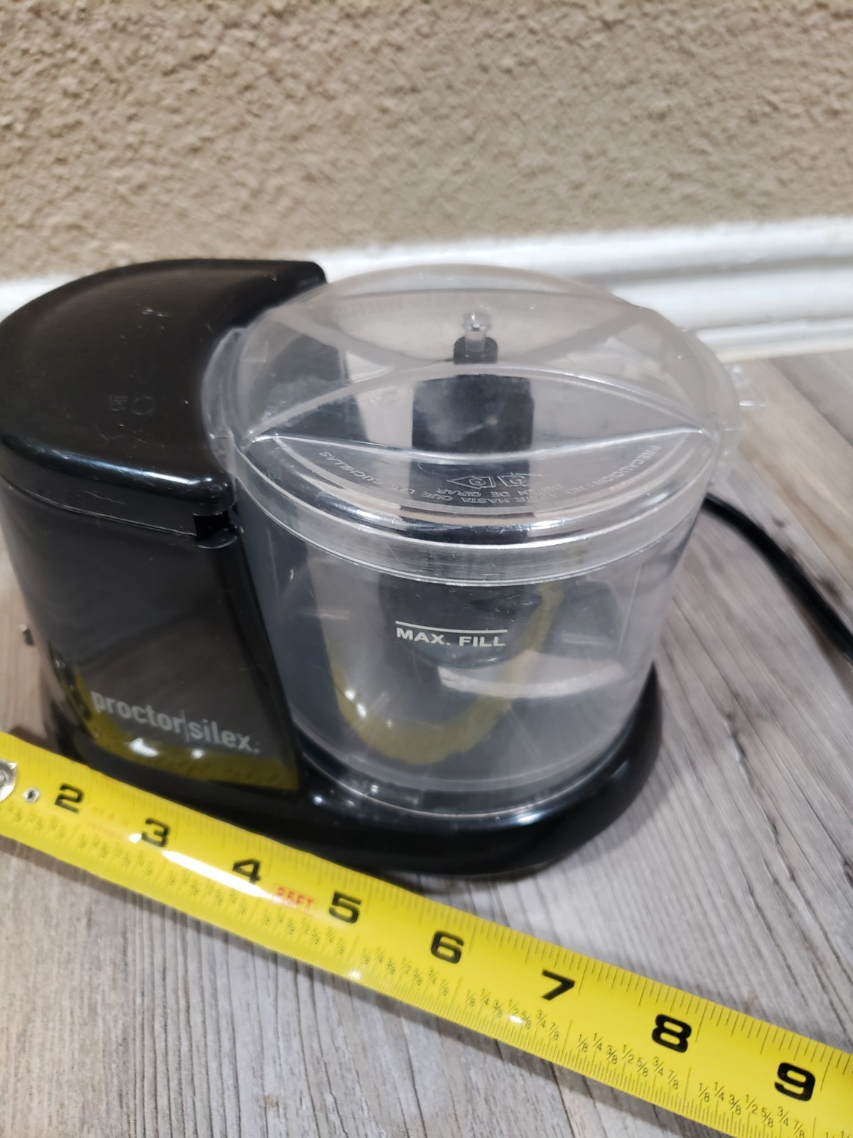 Food Processor Mini Proctor Silex Kitchen Gadget