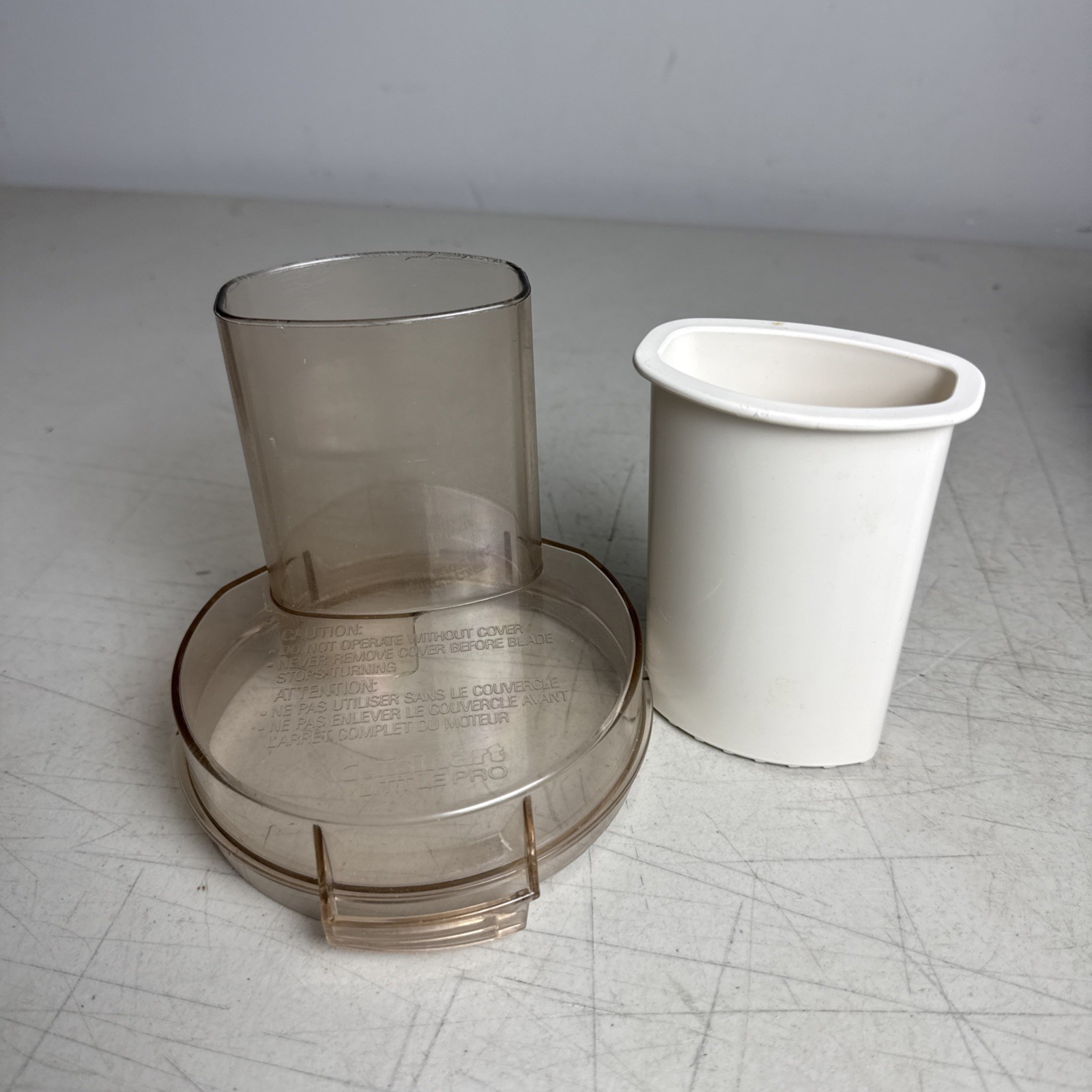 Cuisinart Little Pro Plus LPP LID & PUSHER ONLY DLC-504&506 Replacement Parts
