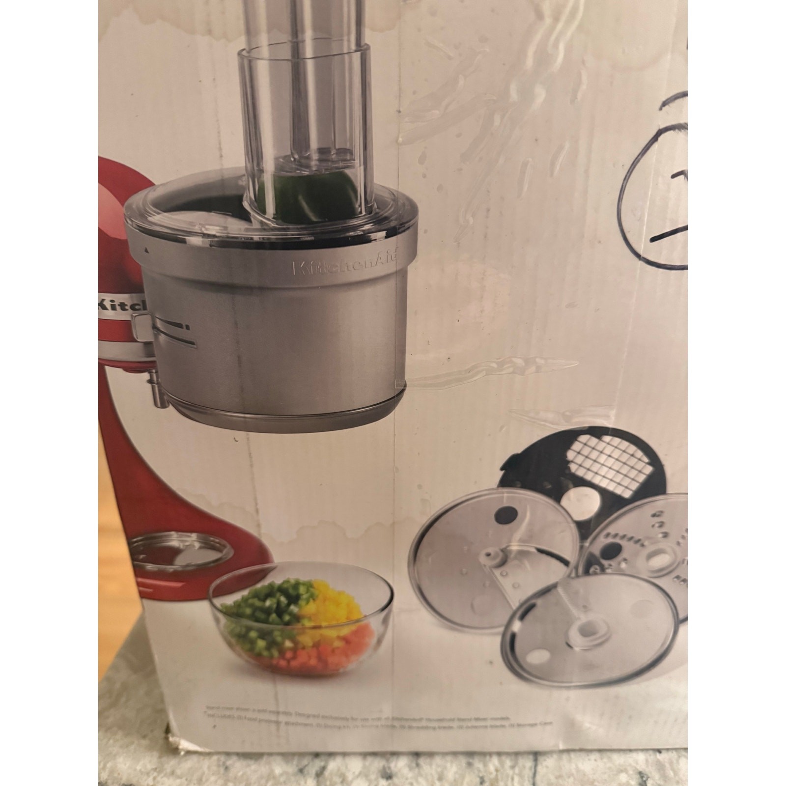 NEW KitchenAid Food Processor with Dicing Kit Attachment JM