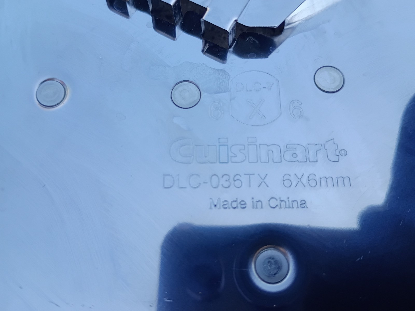 6 Disc Set and Holders Cuisinart DLC-7 – NICE!