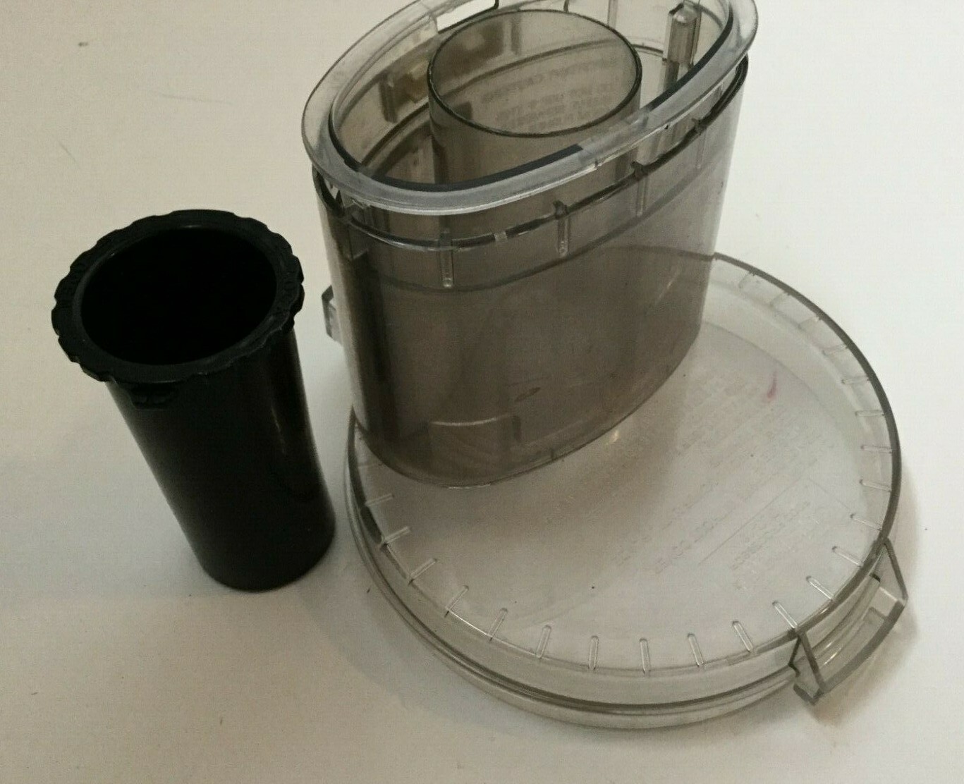 Cuisinart Processor DLC-10 Lid Chute Assembly Black Pusher DLC-117BTX DLC-118B