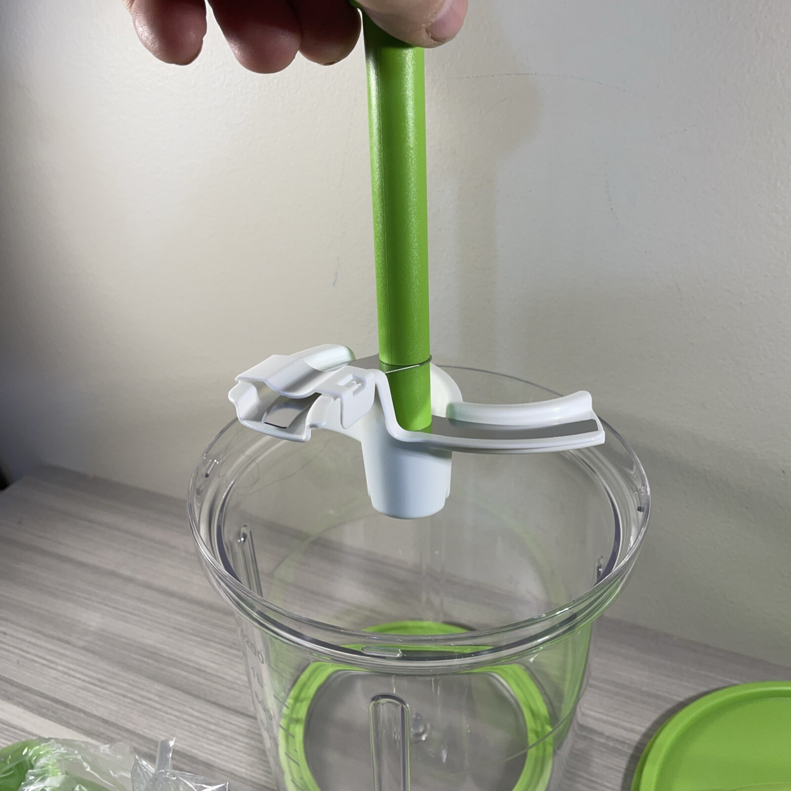 Tupperware Power Chef System Blade Mixer Paddle Margarita Green NIB New! READ